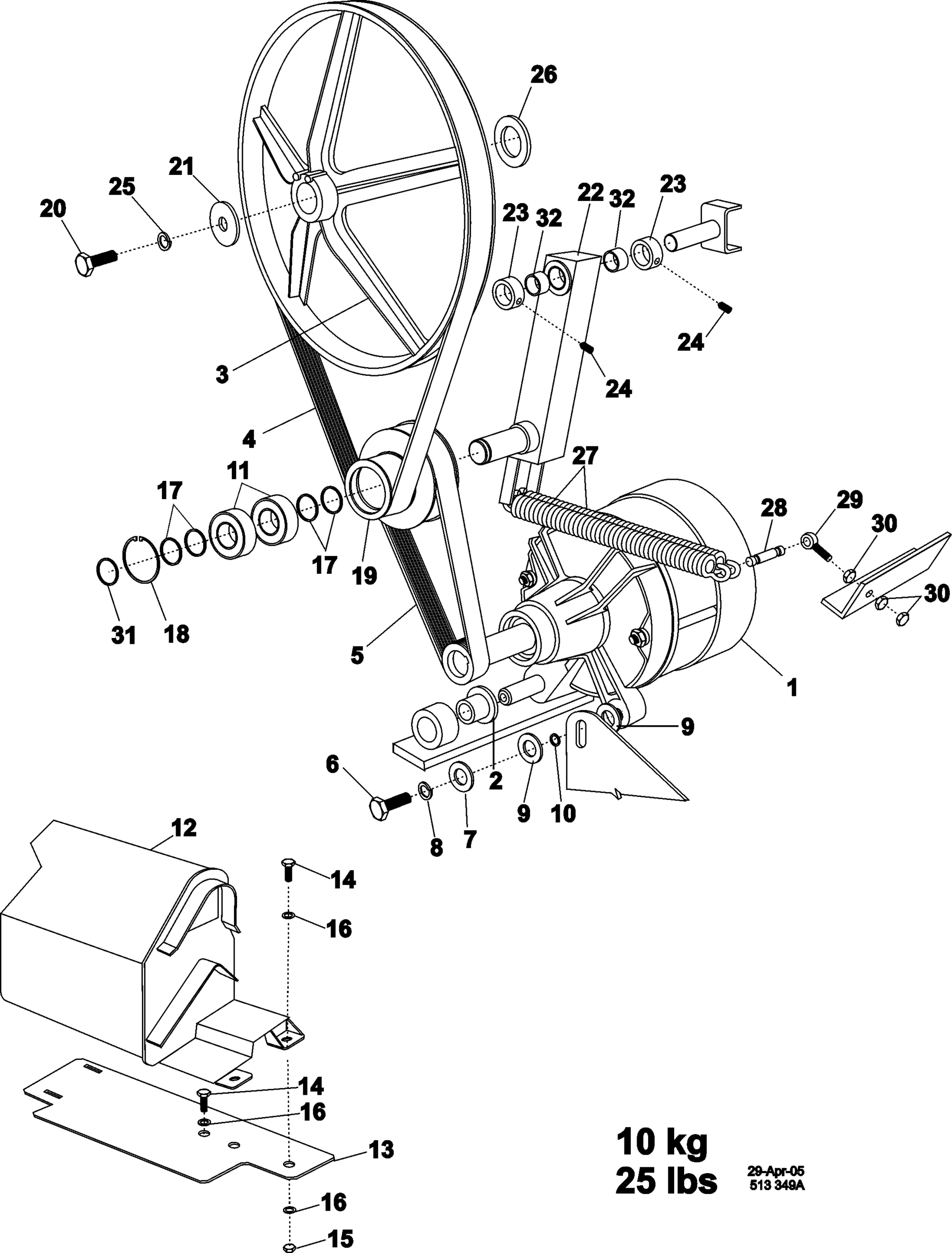 10 - MOTOR AND DRIVE ASY