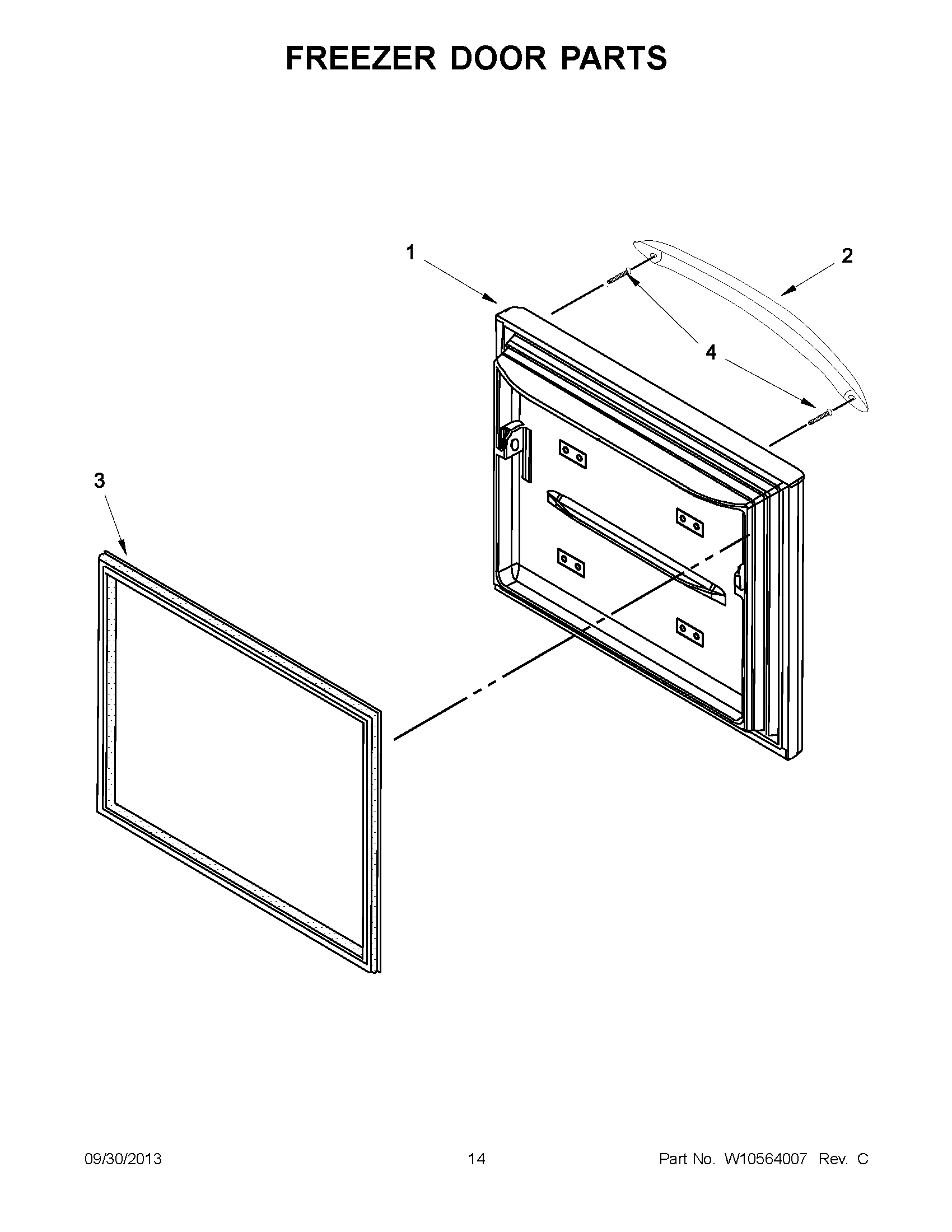 08 - FREEZER DOOR PARTS