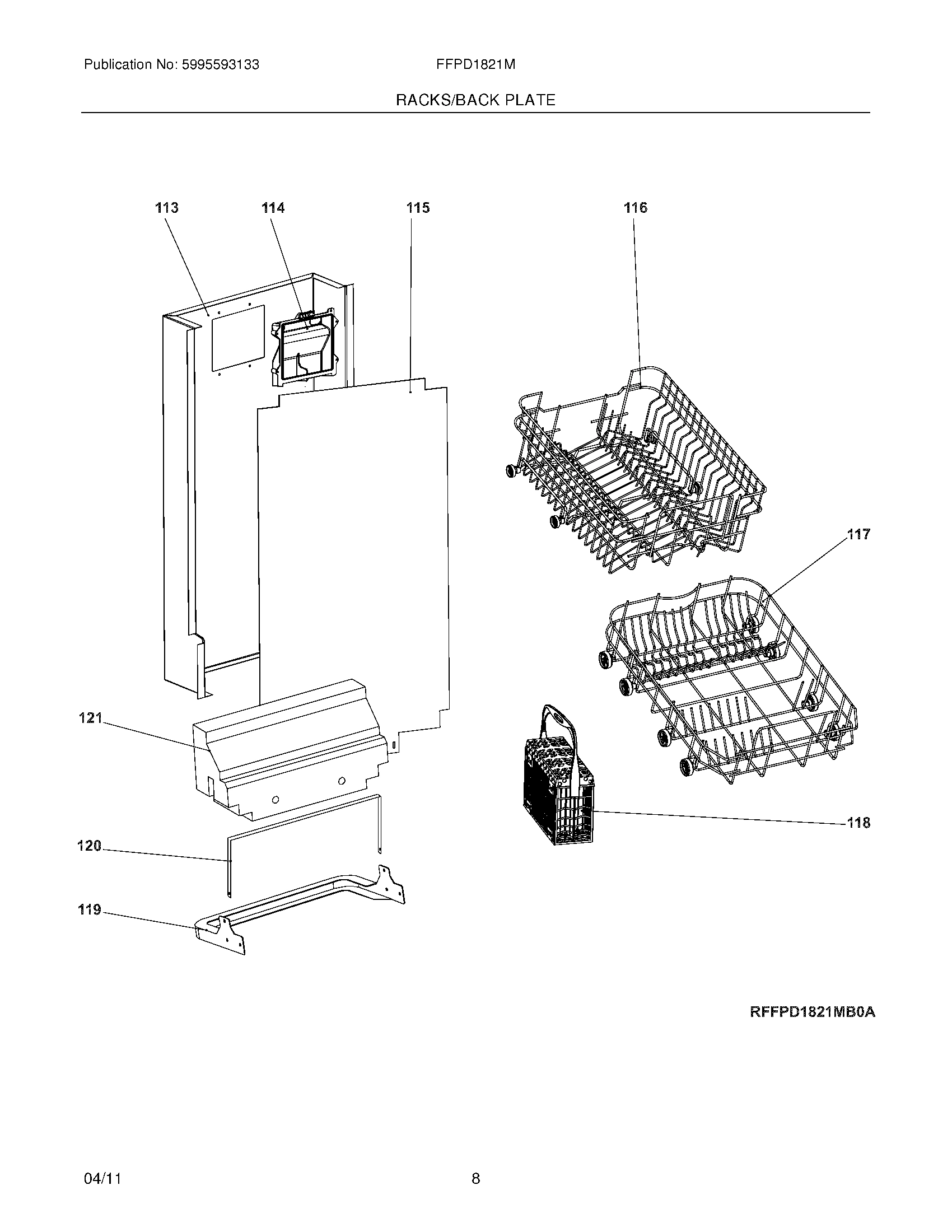 09 - RACKS/BACK PLATE
