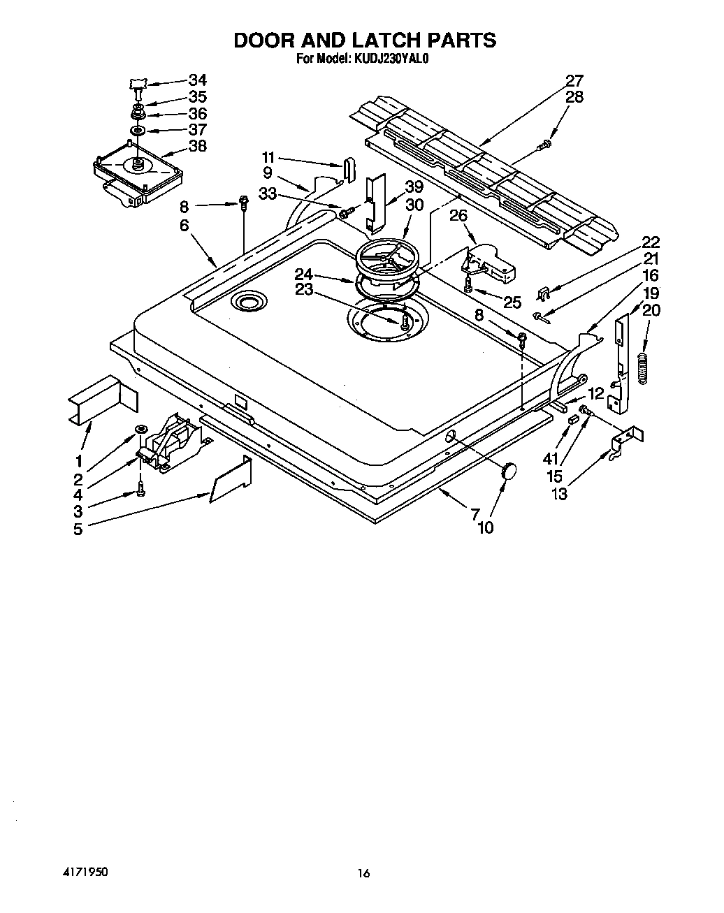 12 - DOOR AND LATCH
