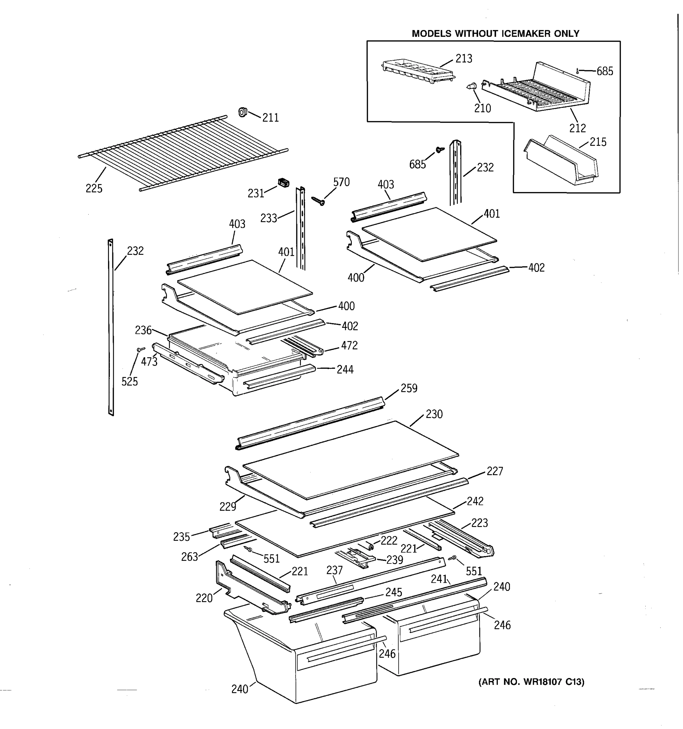 SHELF PARTS