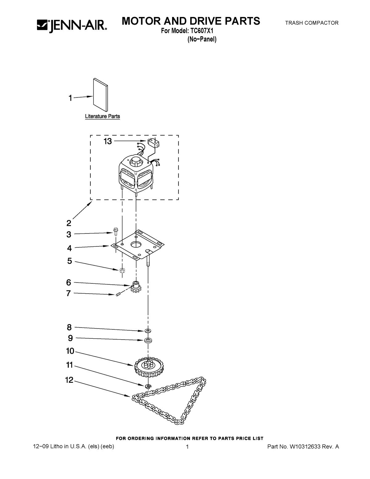 01 - MOTOR AND DRIVE PARTS