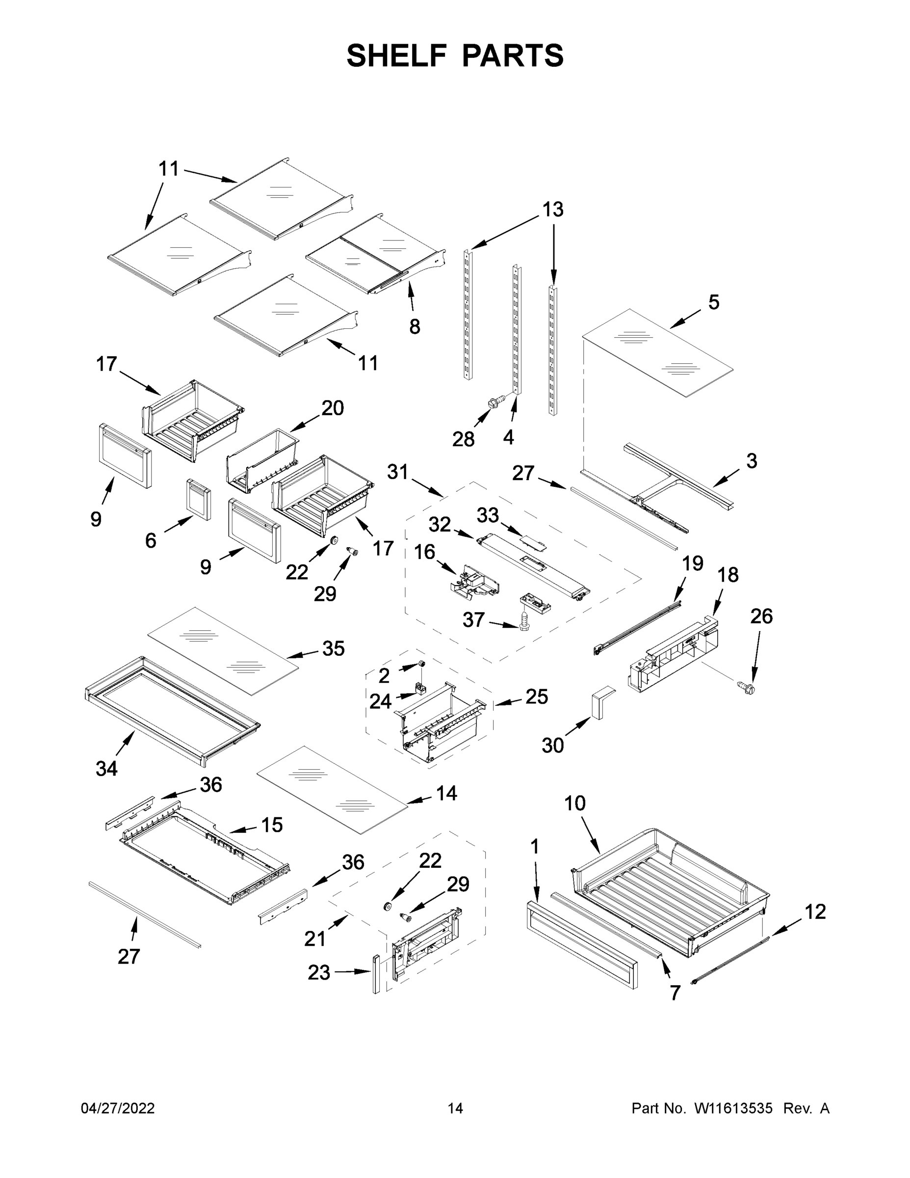 08 - SHELF PARTS
