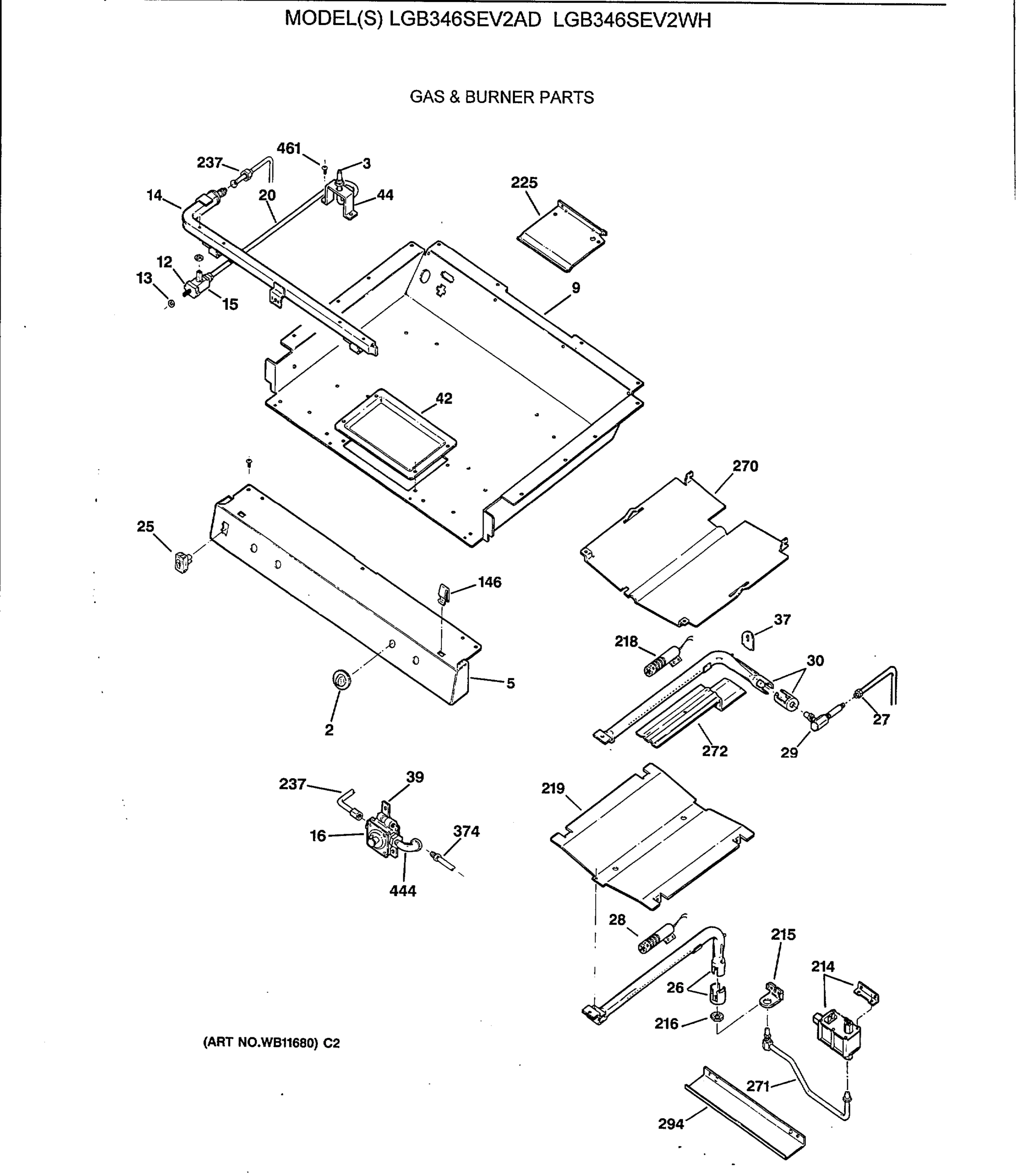 GAS & BURNER PARTS