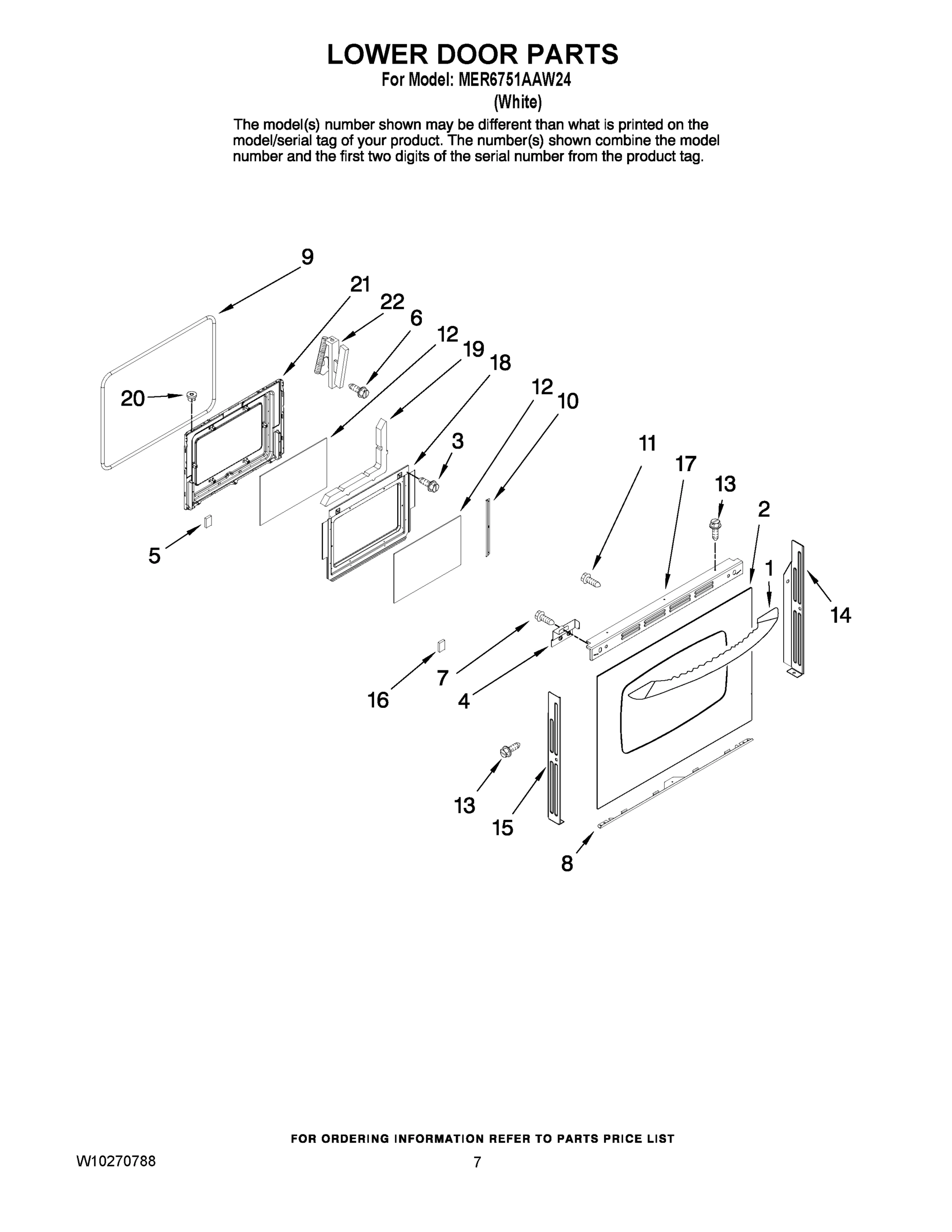 05 - LOWER DOOR PARTS