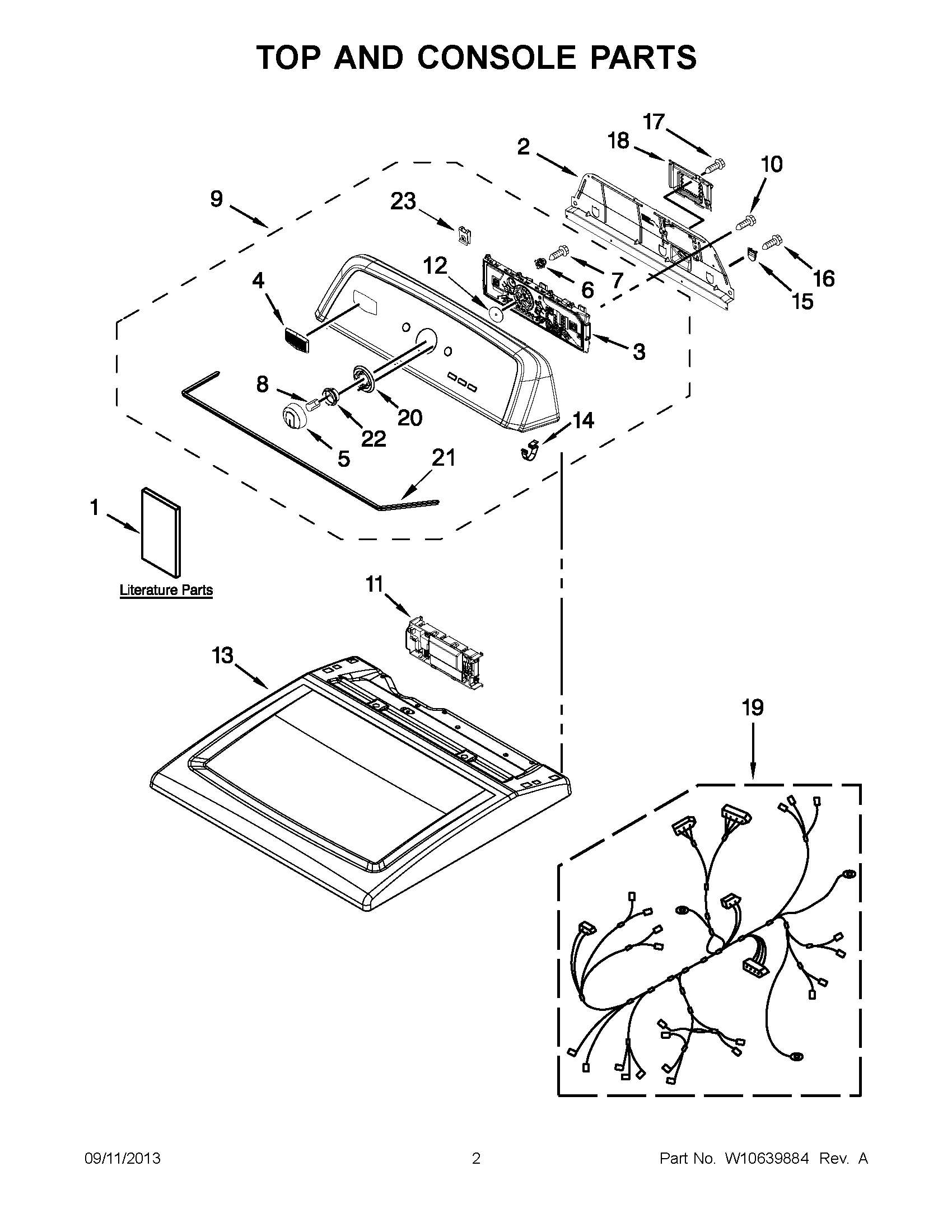 02 - TOP AND CONSOLE PARTS