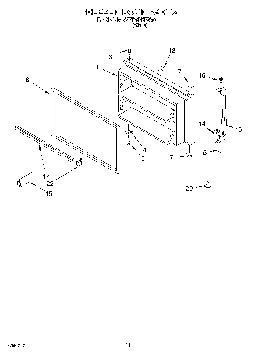 06 - FREEZER DOOR, LIT/OPTIONAL