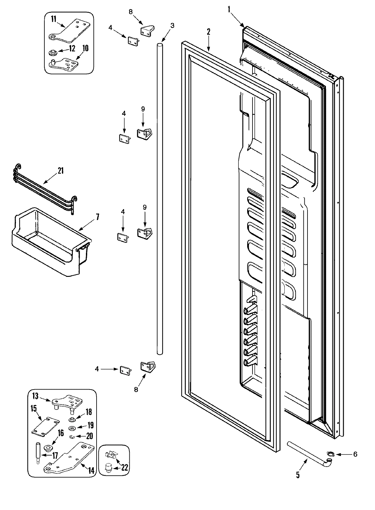 06 - FREEZER DOOR (RJRS4280A)
