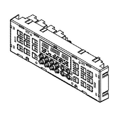WB27X29086 GE Oven White LED Control T09