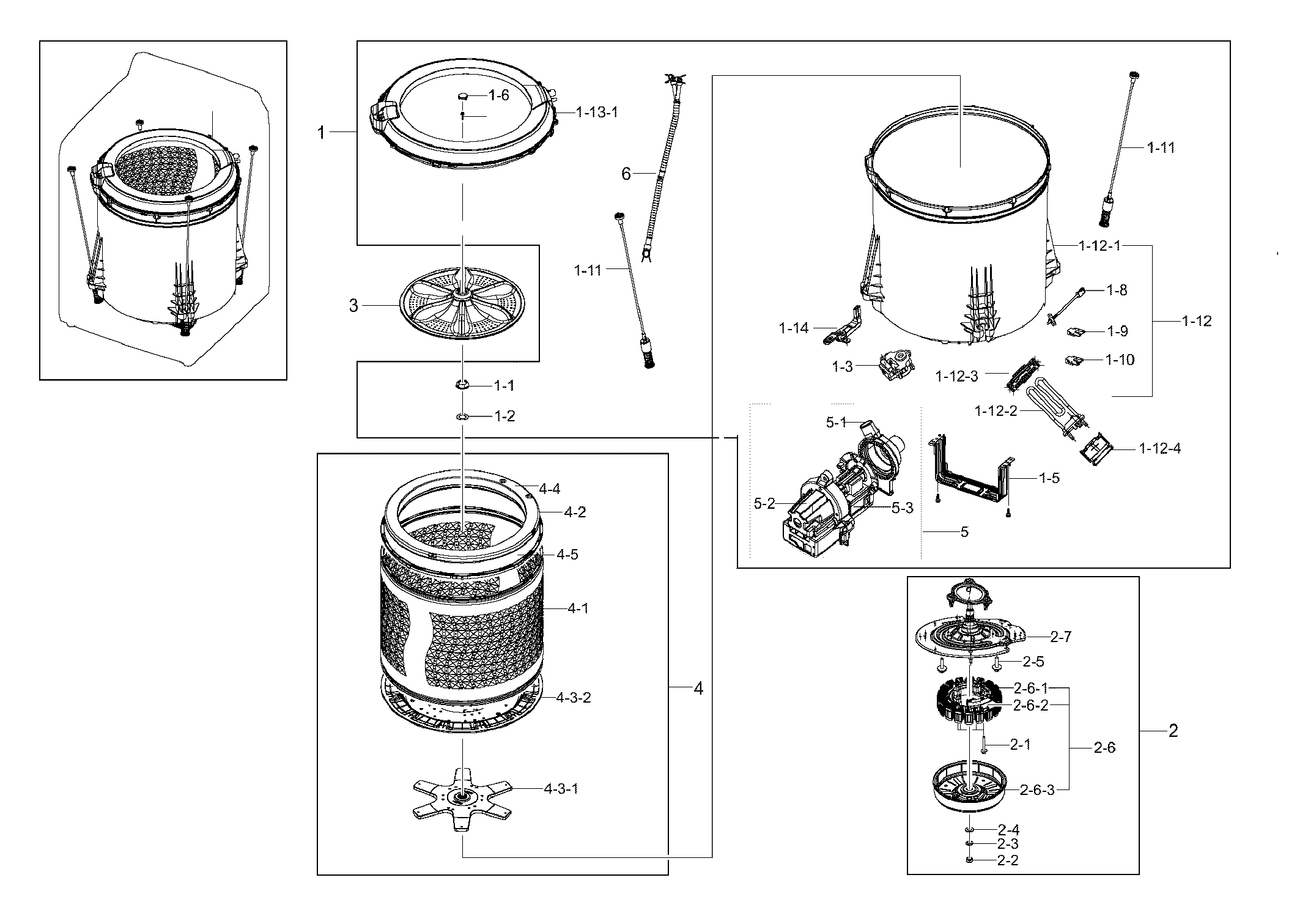 TUB PARTS