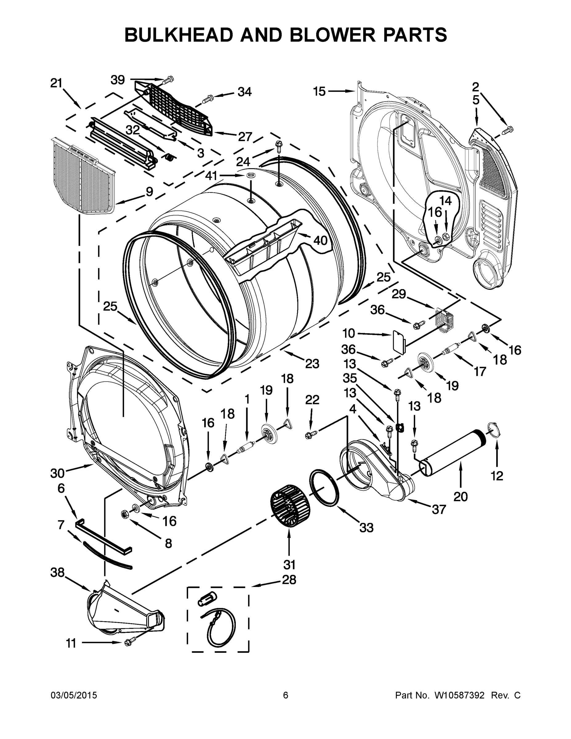 04 - BULKHEAD AND BLOWER PARTS