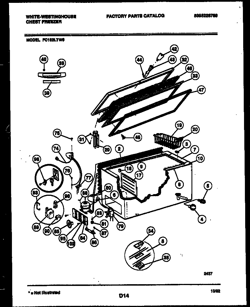 02 - CHEST FREEZER PARTS