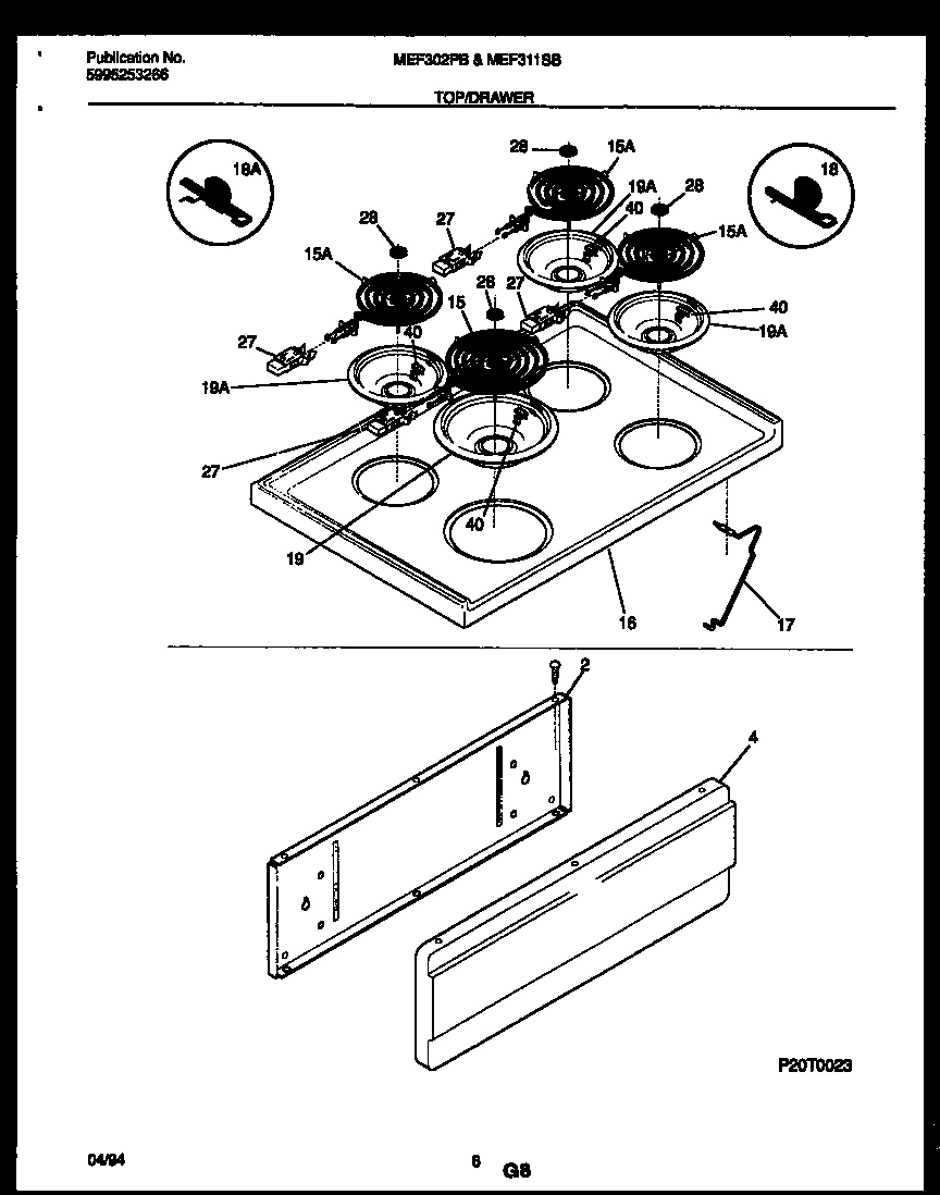 04 - COOKTOP AND DRAWER PARTS