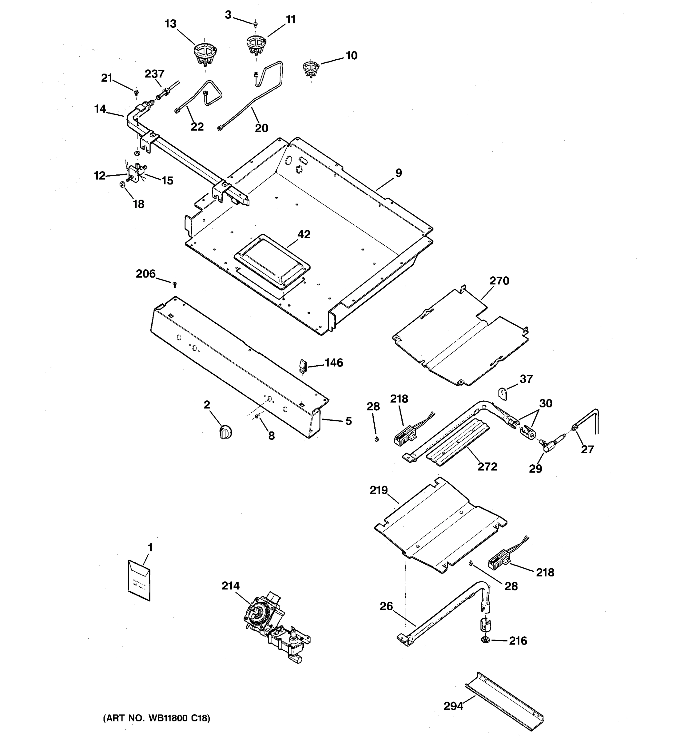 GAS & BURNER PARTS