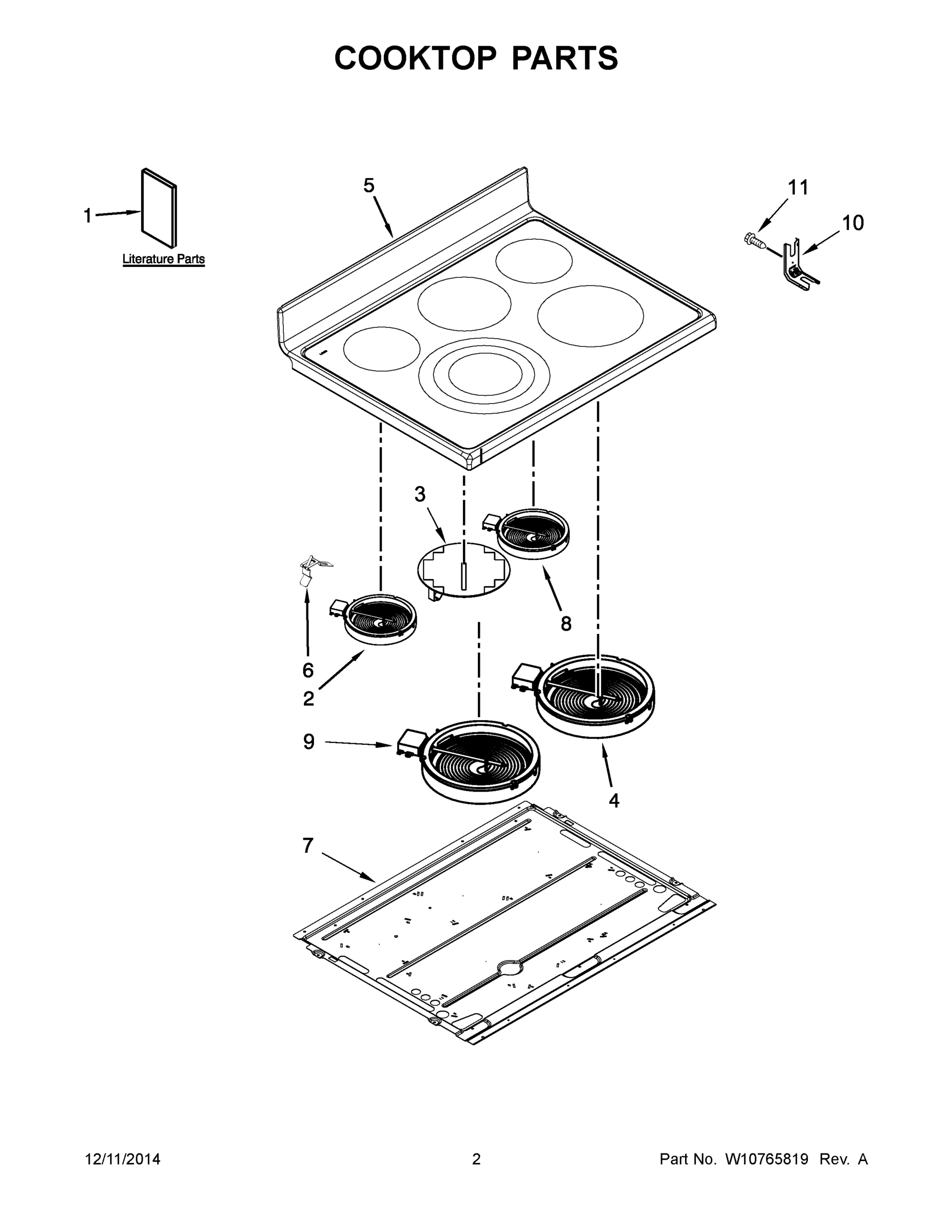 02 - COOKTOP PARTS