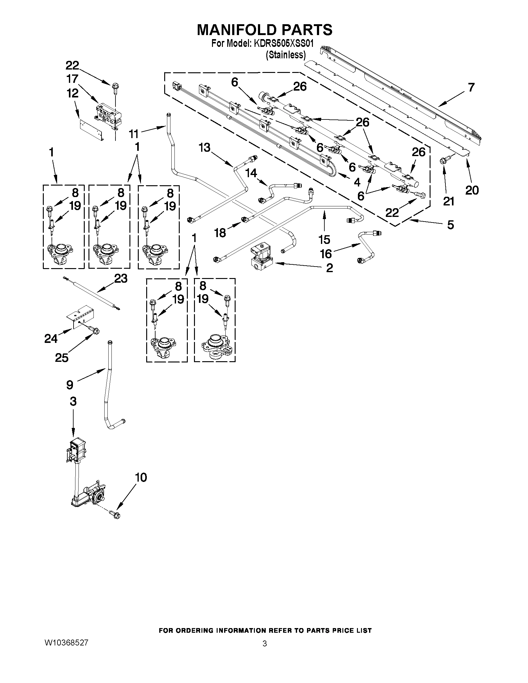 03 - MANIFOLD PARTS