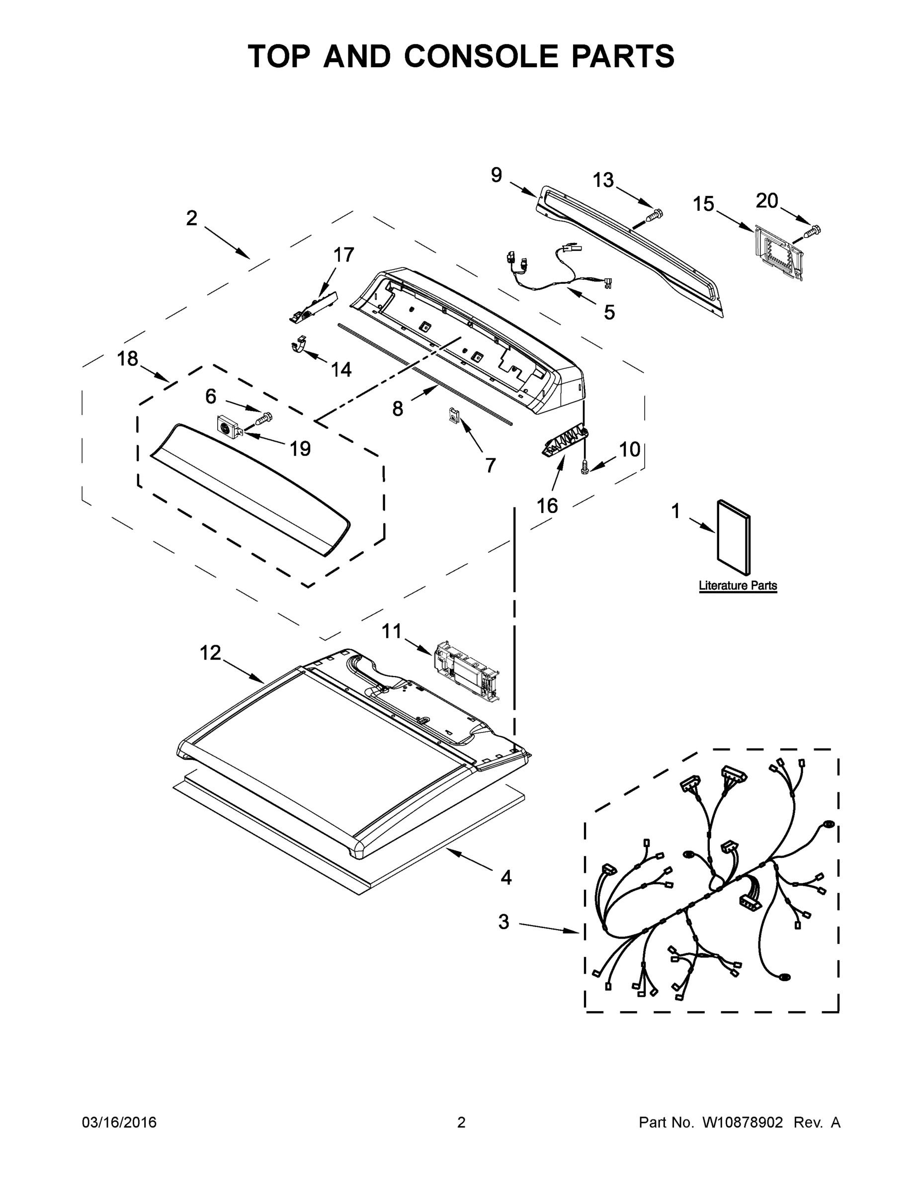 02 - TOP AND CONSOLE PARTS