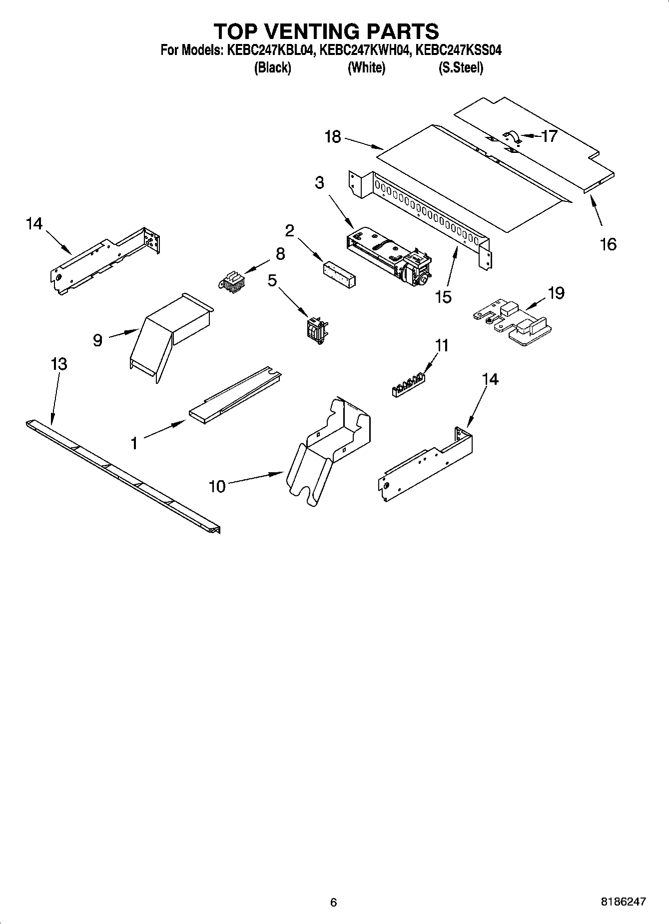 05 - TOP VENTING PARTS, OPTIONAL PARTS
