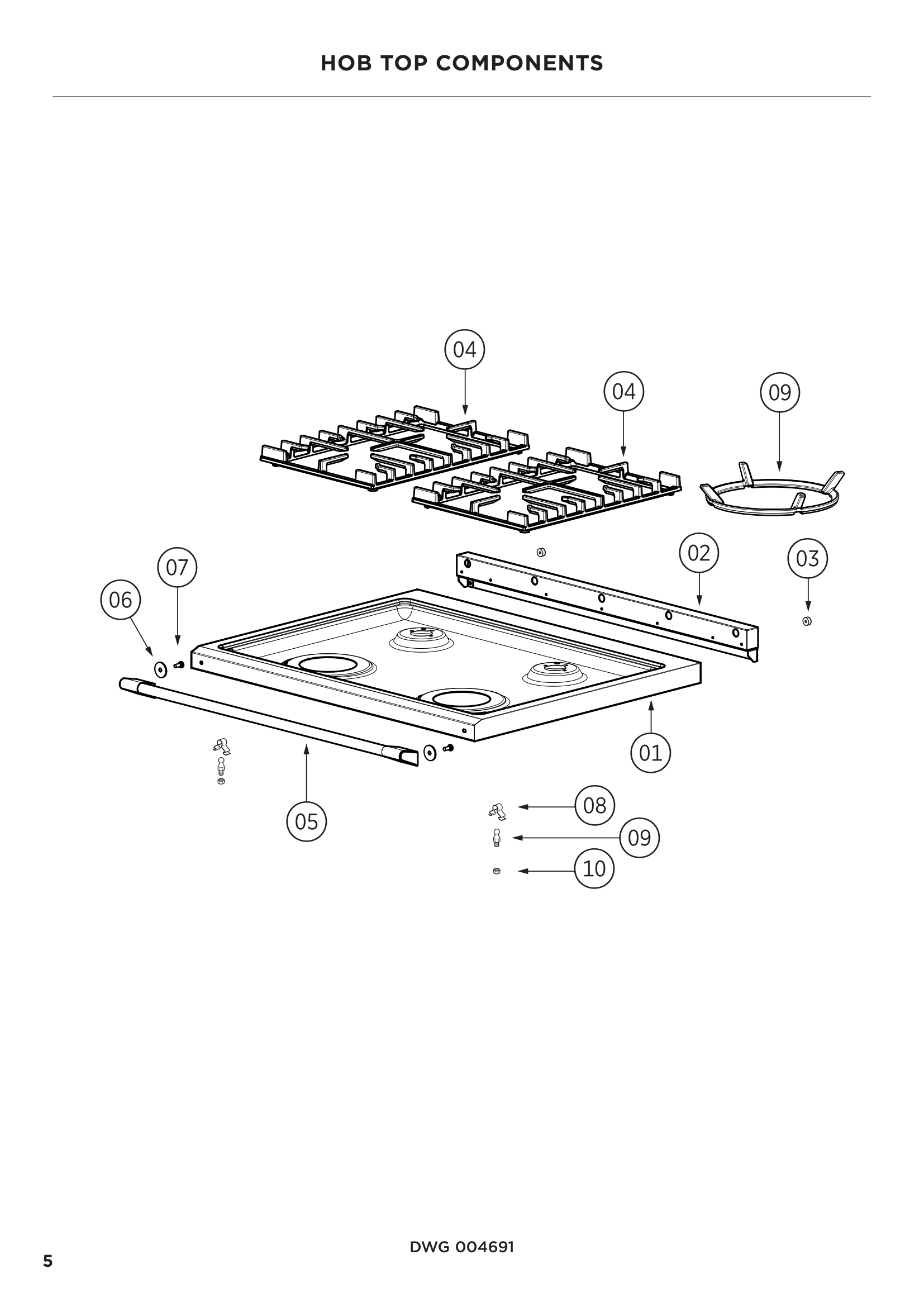 HOBTOP COMPONENTS