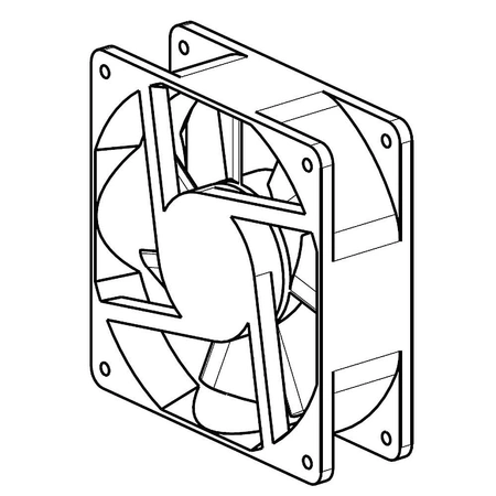 EAU61663202 LG Cooling DC Motor Assembly