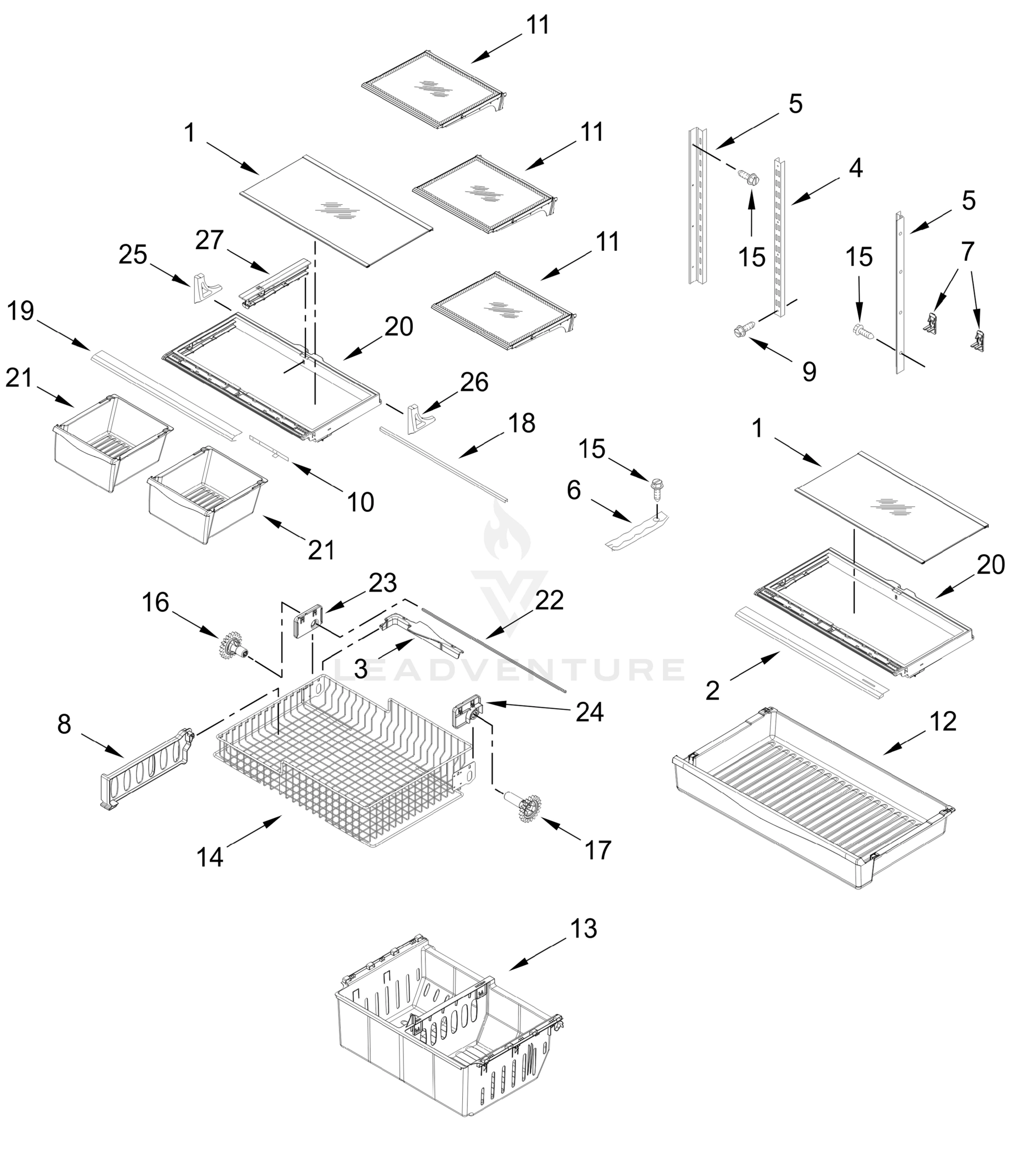 SHELF PARTS