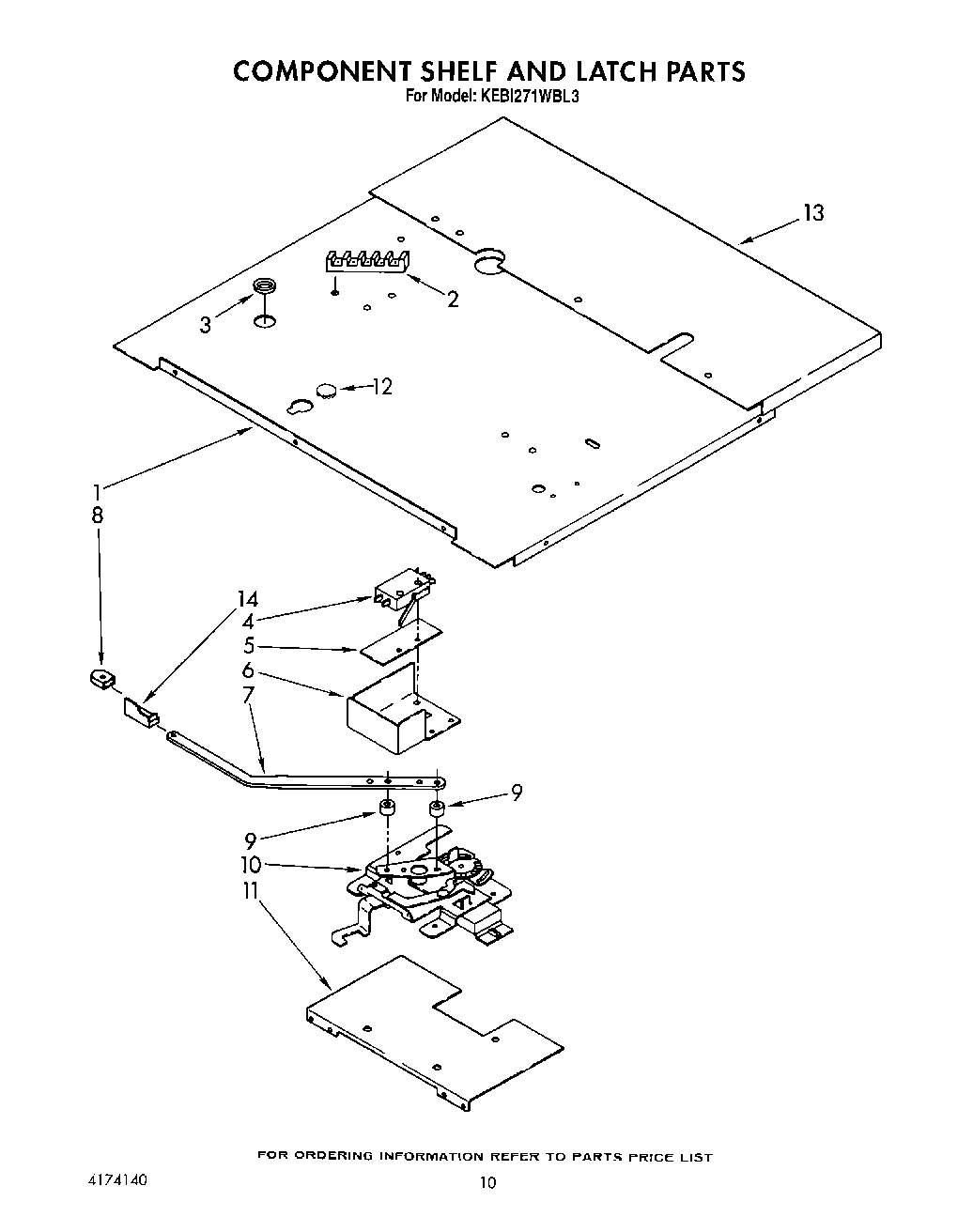 07 - COMPONENT SHELF AND LATCH