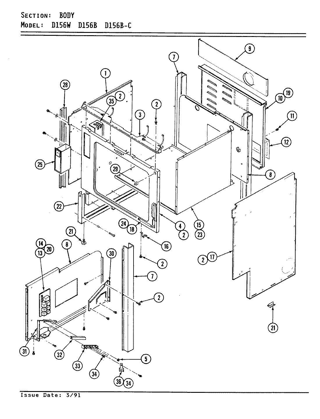 04 - BODY (D156B & D156W)