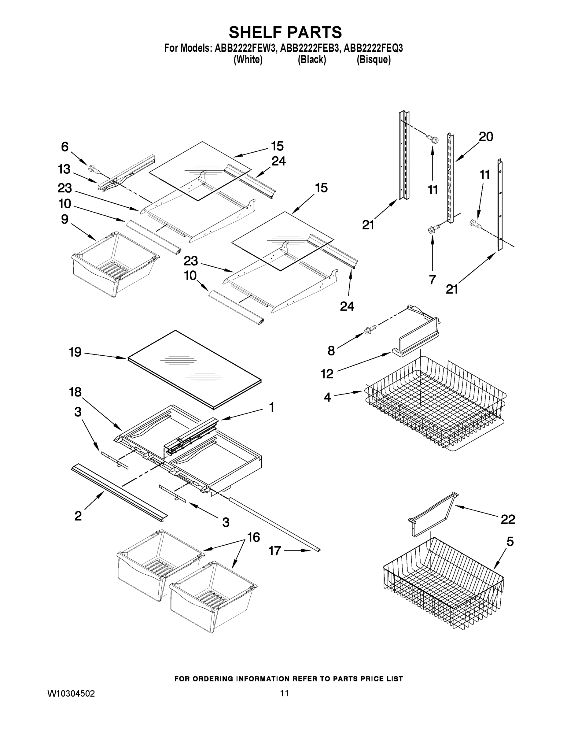 07 - SHELF PARTS