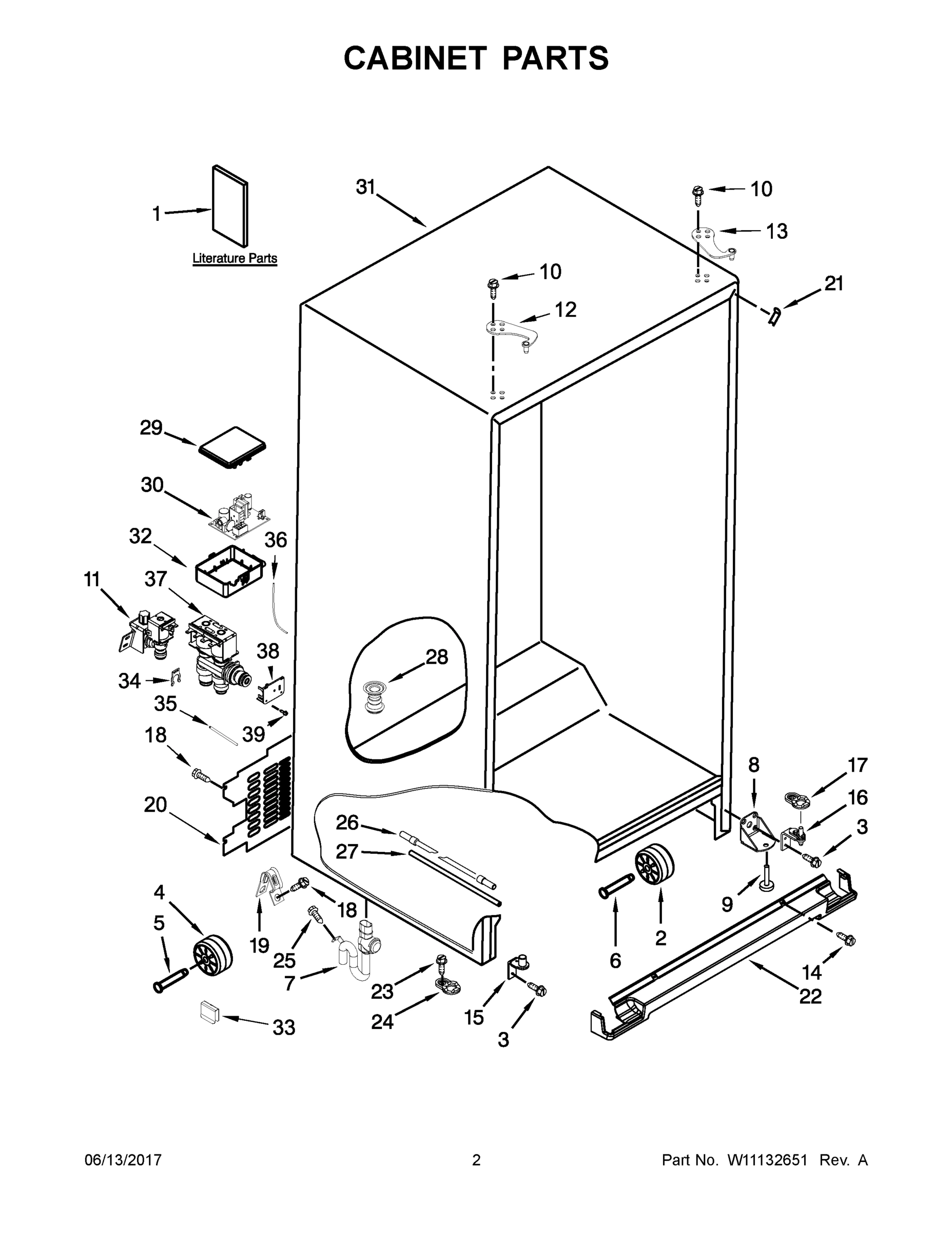 02 - CABINET PARTS