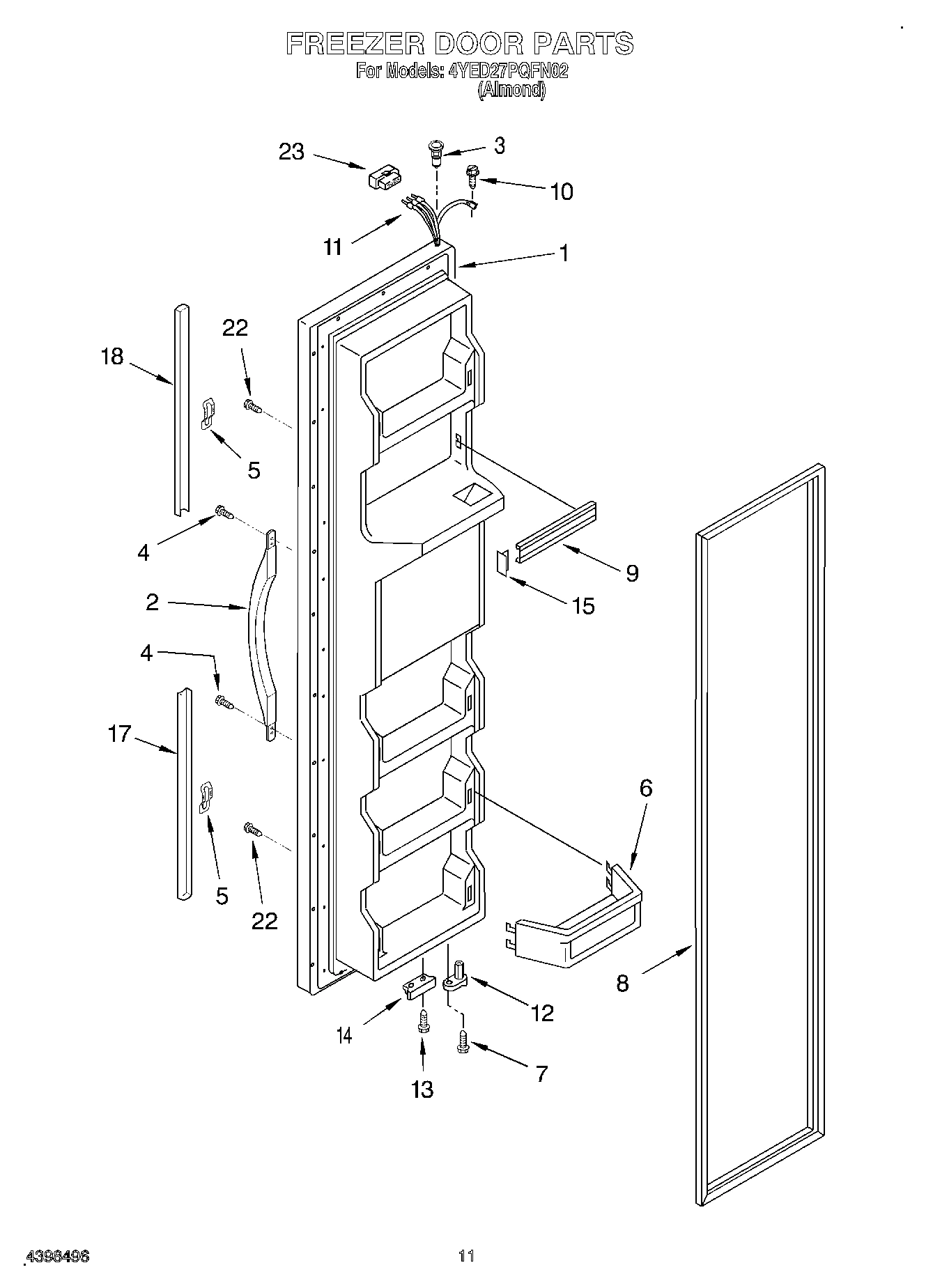 07 - FREEZER DOOR