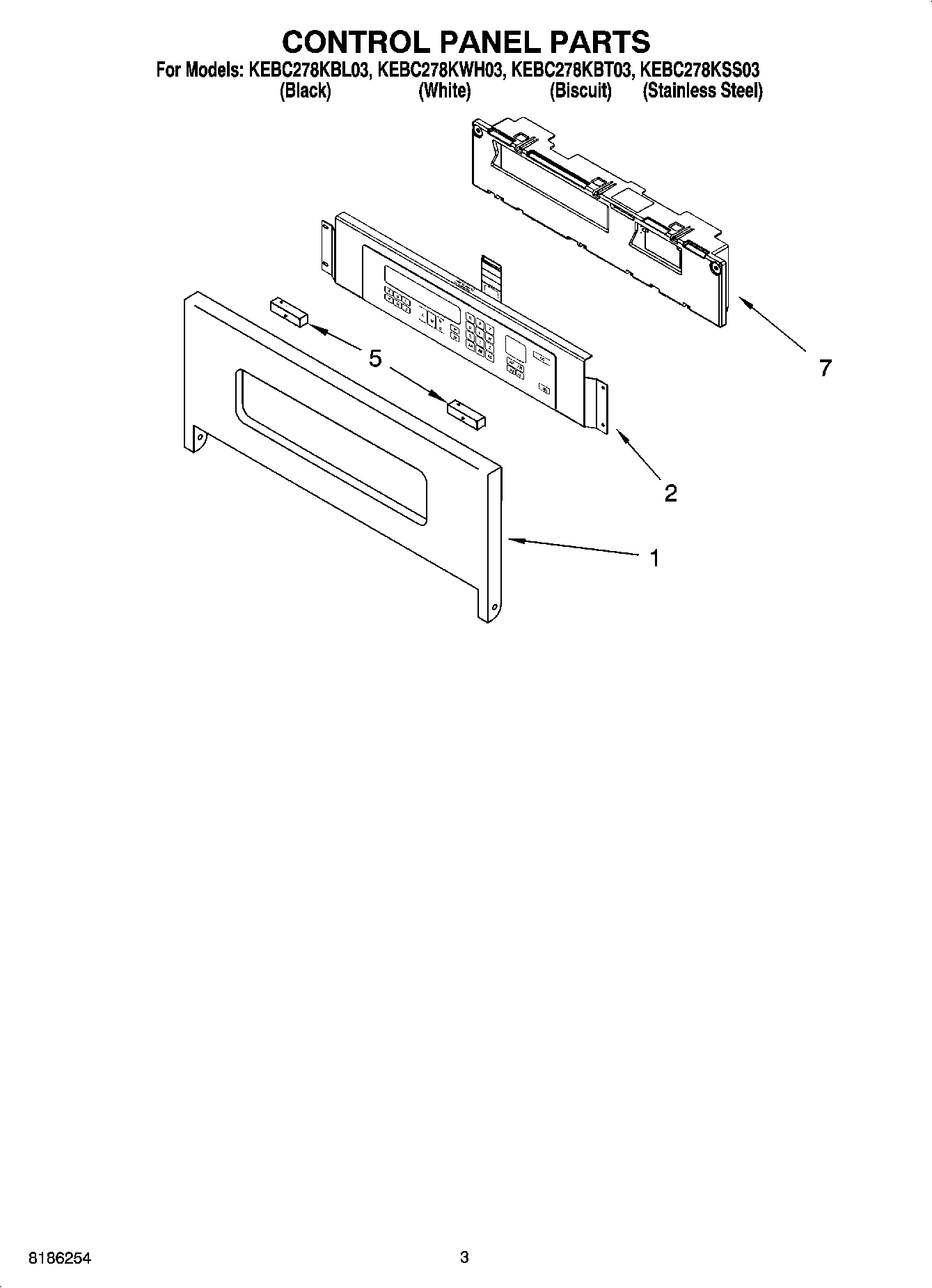 02 - CONTROL PANEL PARTS