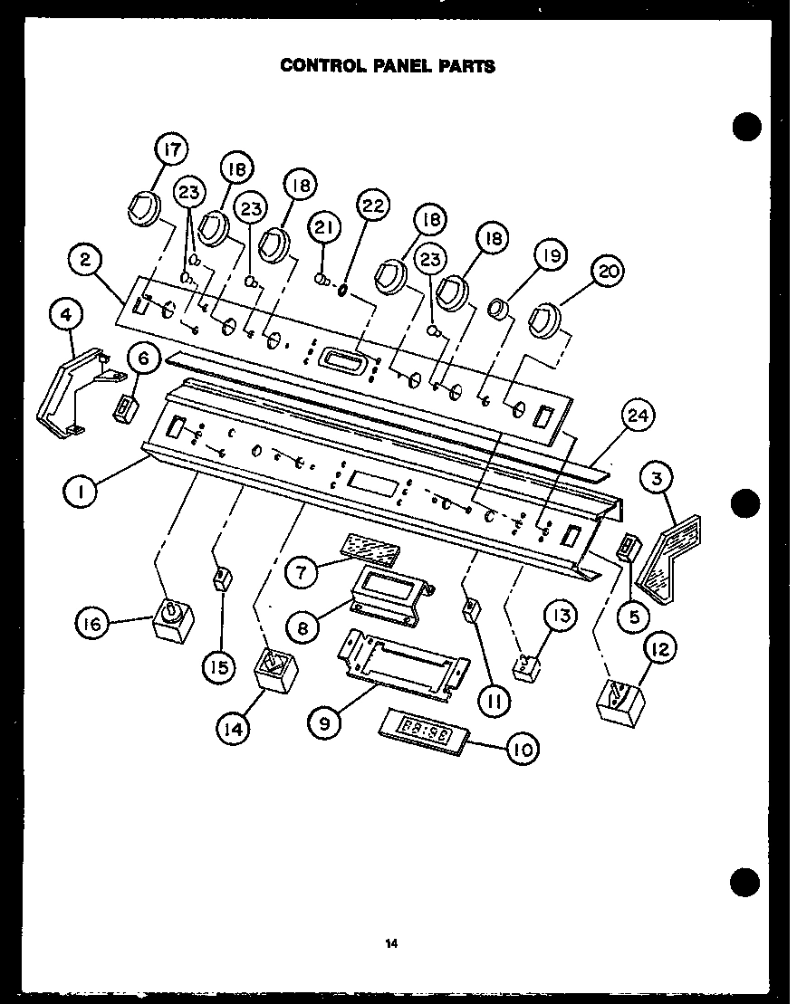 01 - CONTROL PANEL PARTS