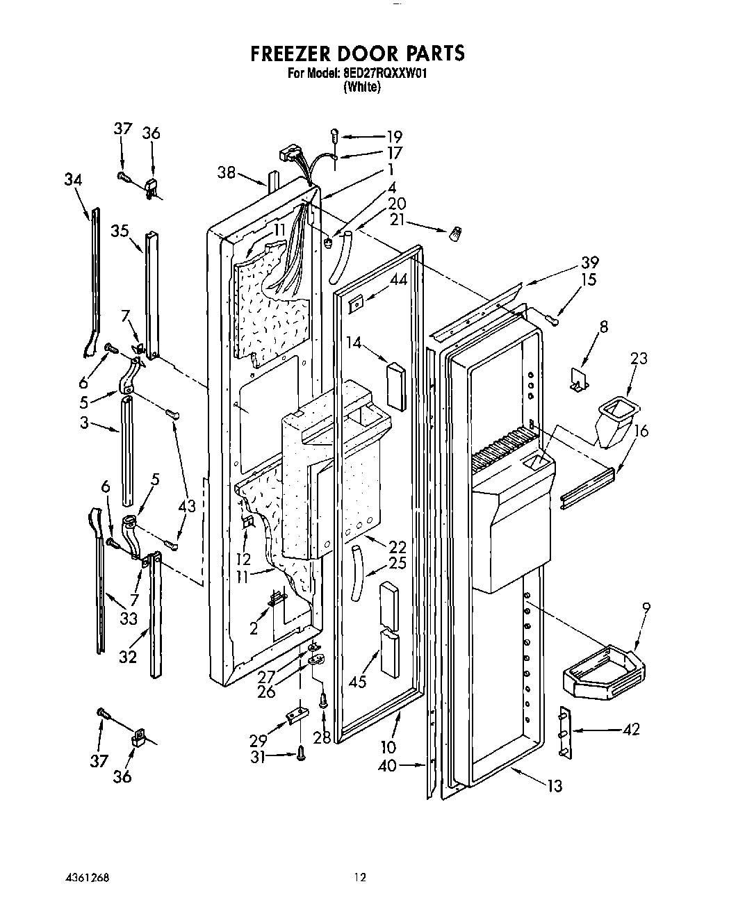 08 - FREEZER DOOR