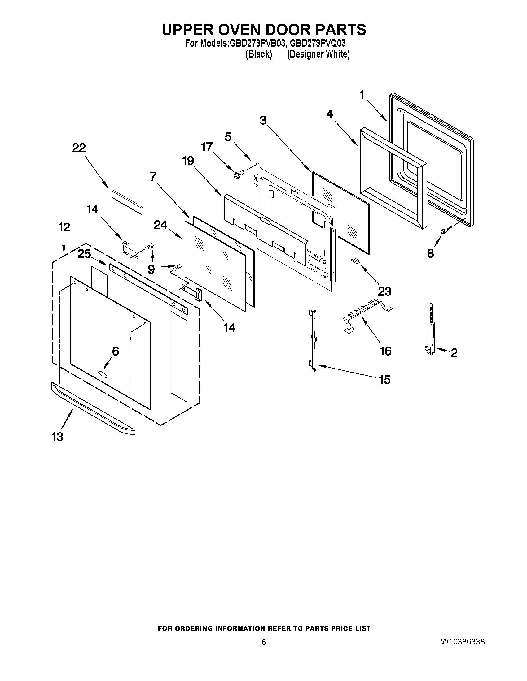 04 - UPPER OVEN DOOR PARTS
