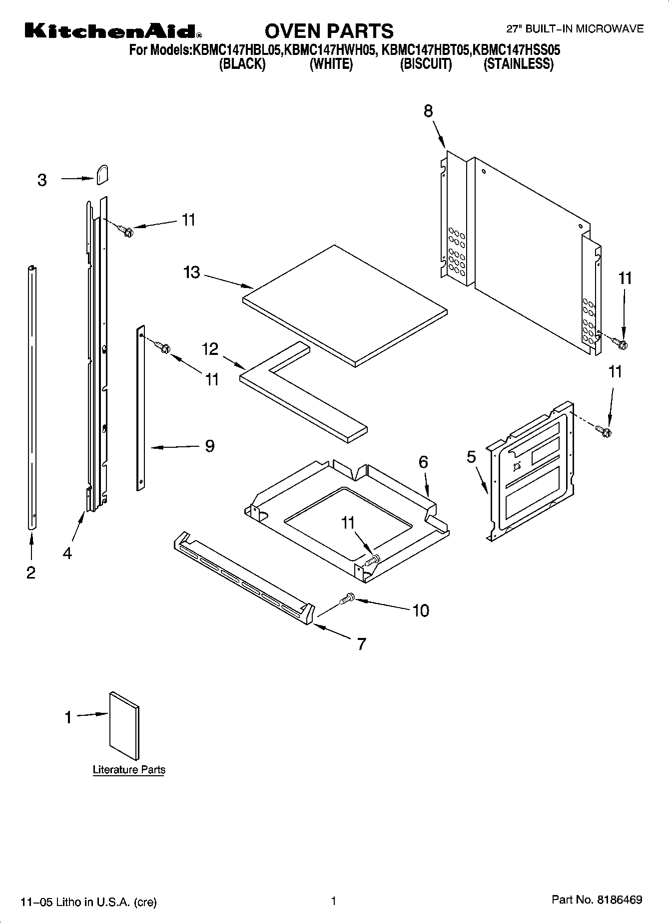 01 - OVEN PARTS