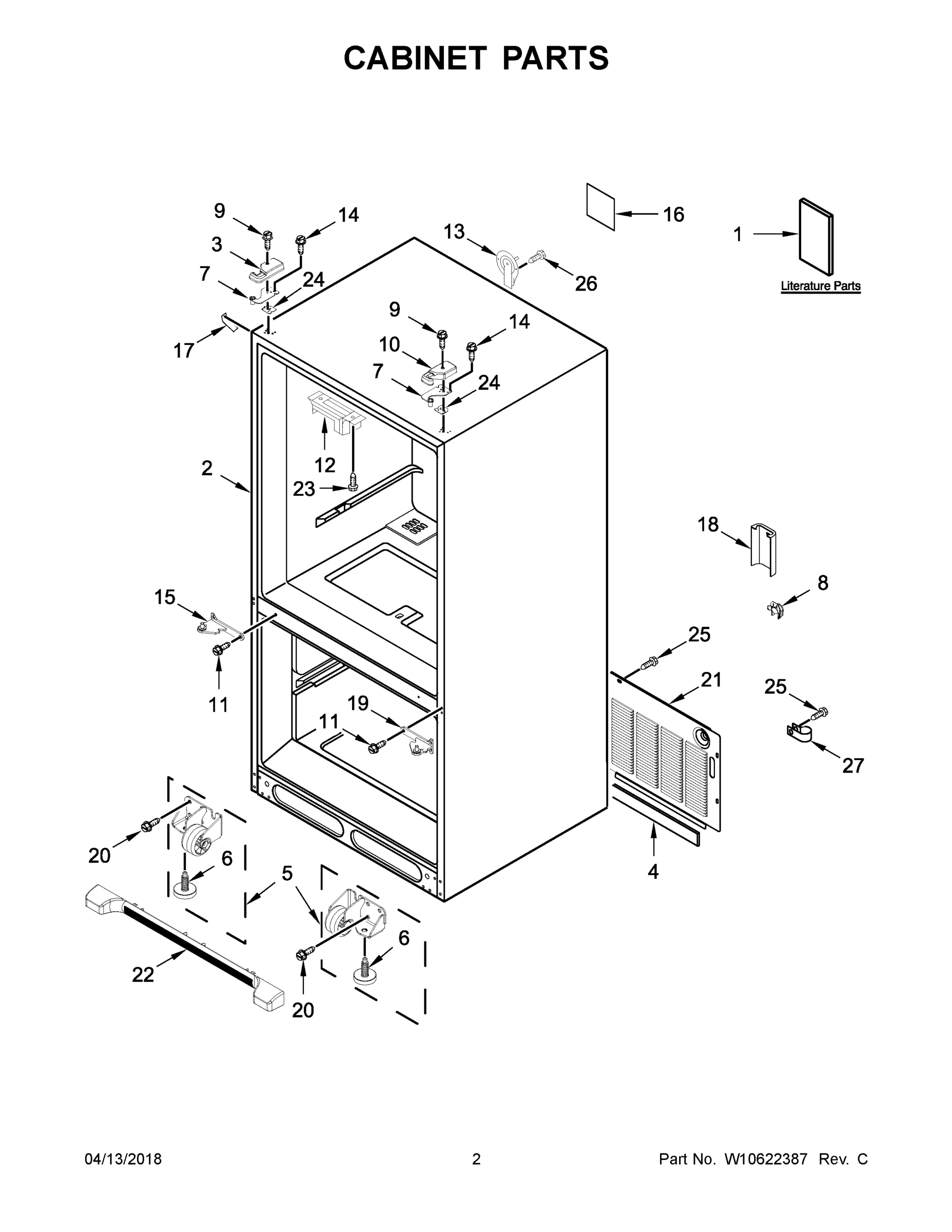 02 - CABINET PARTS