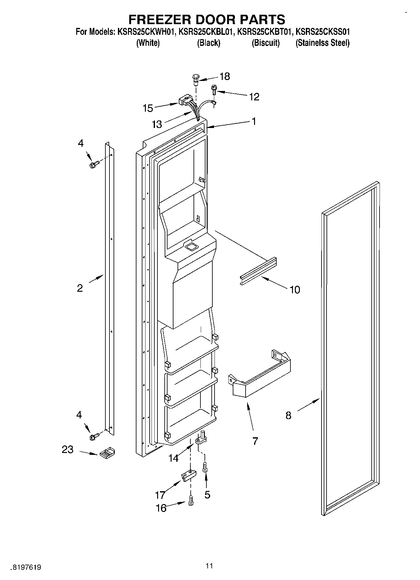 07 - FREEZER DOOR