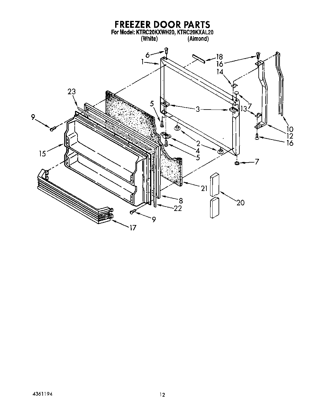 08 - FREEZER DOOR