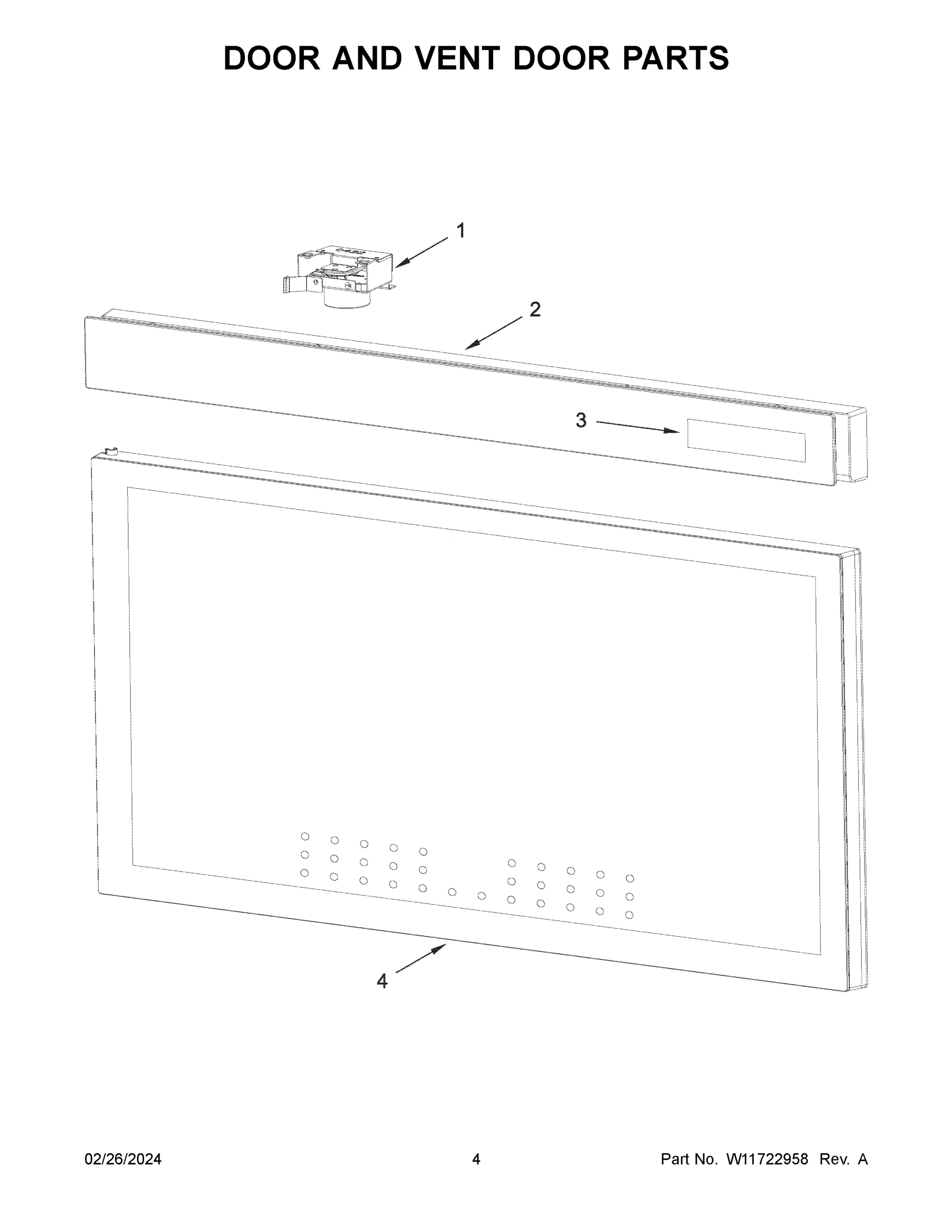 03 - DOOR AND VENT DOOR PARTS