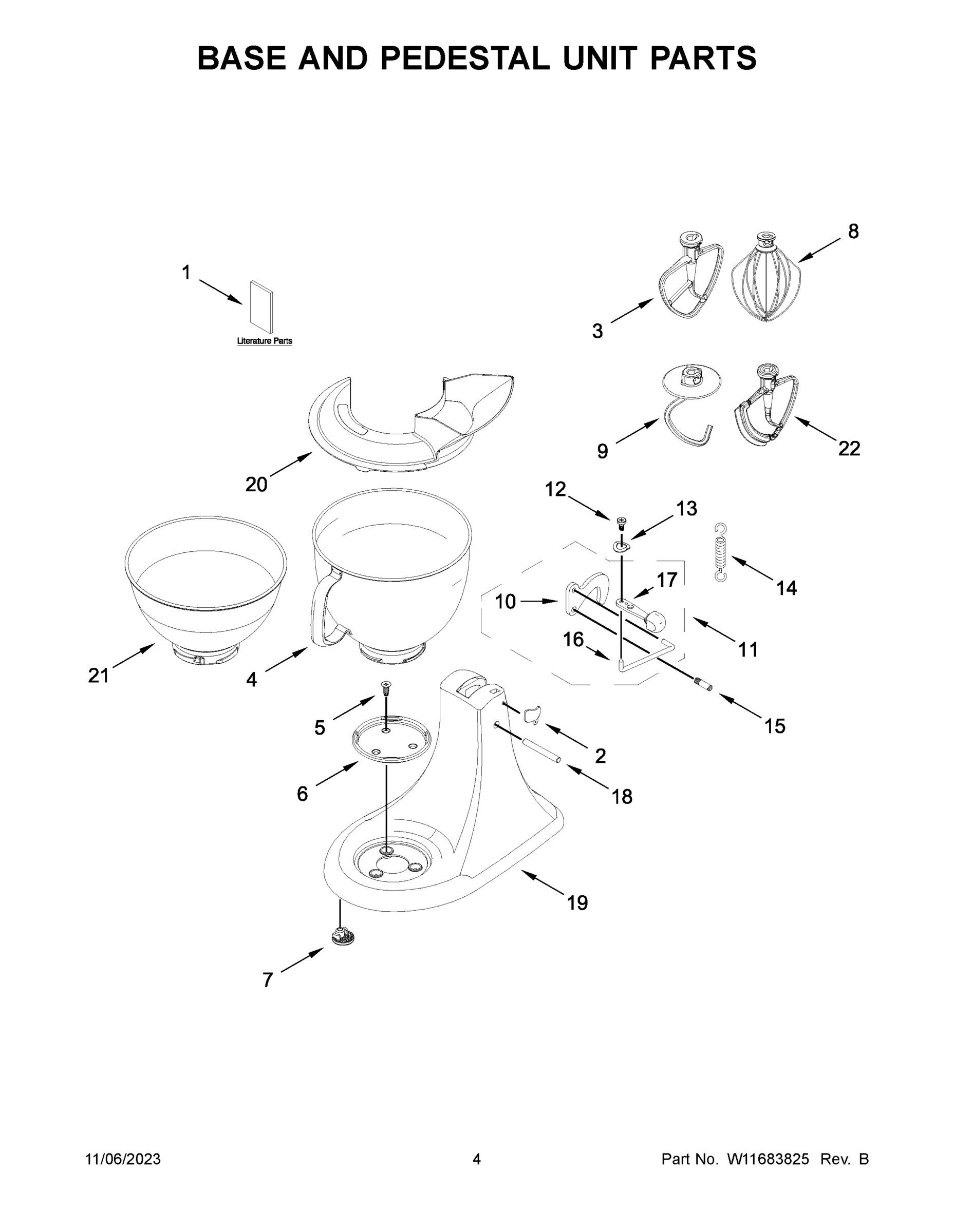 03 - BASE AND PEDESTAL UNIT PARTS