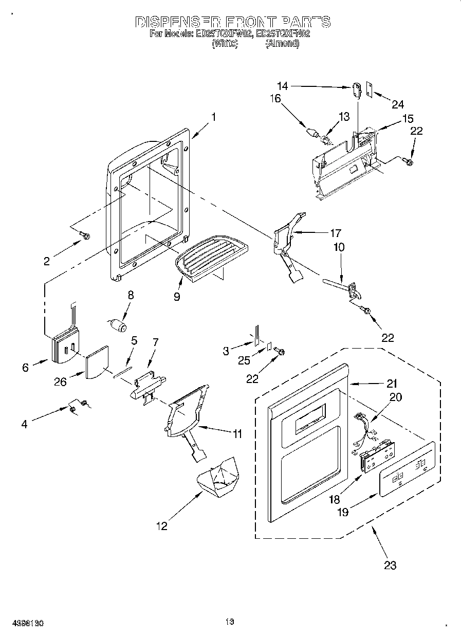08 - DISPENSER FRONT