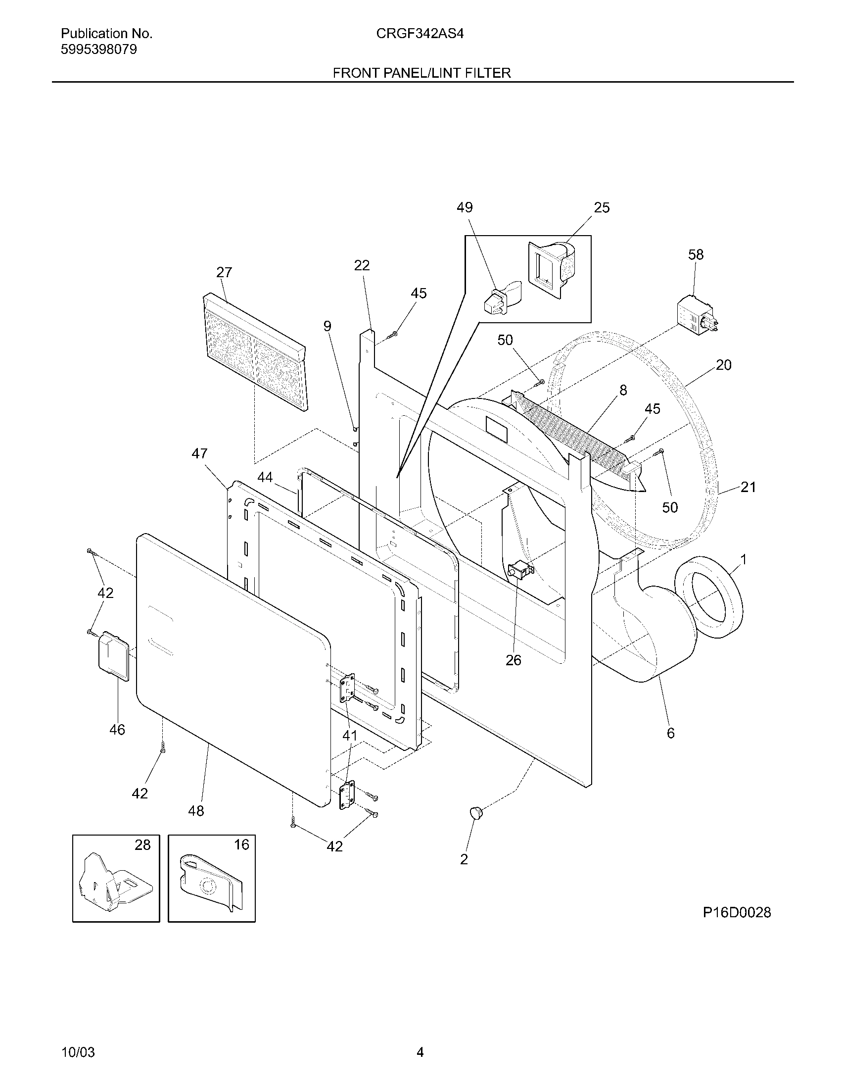 05 - FRONT PANEL/LINT FILTER
