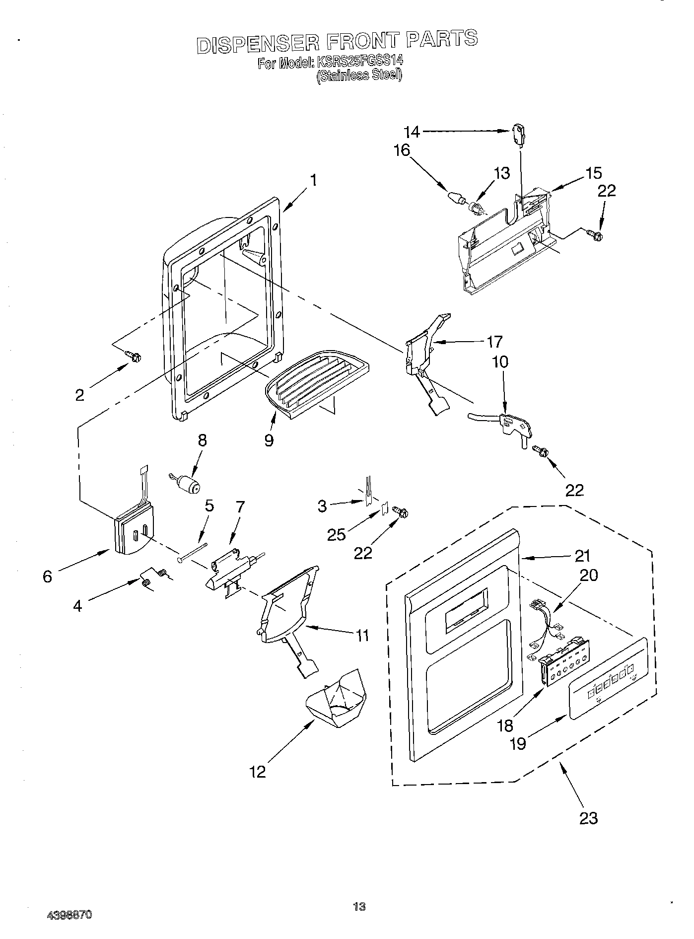 08 - DISPENSER FRONT