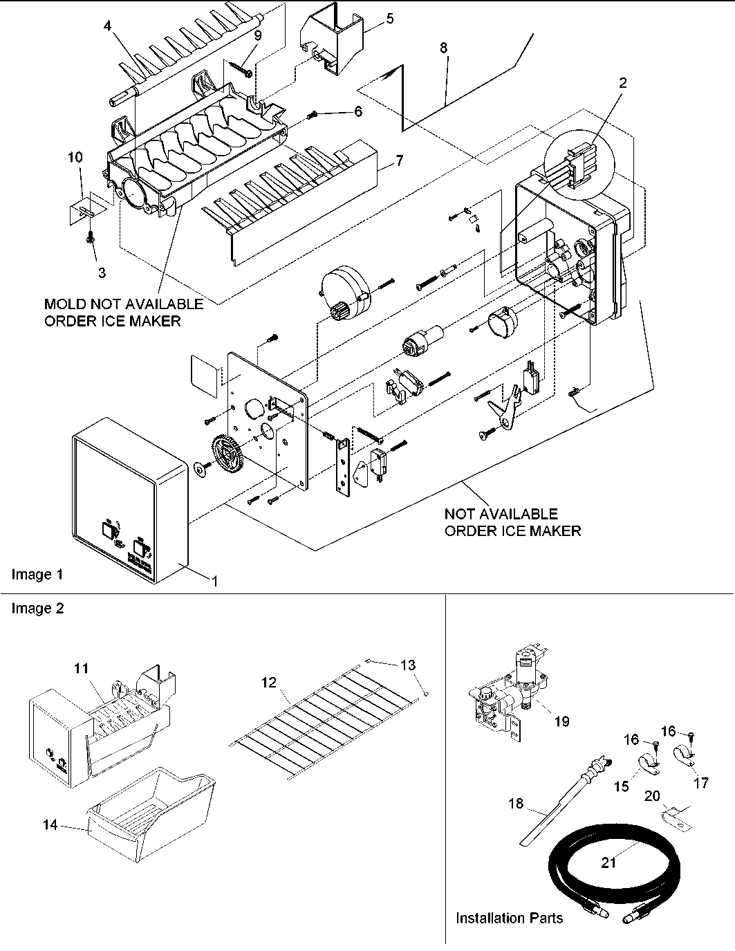 04 - Ice Maker Assy & Parts