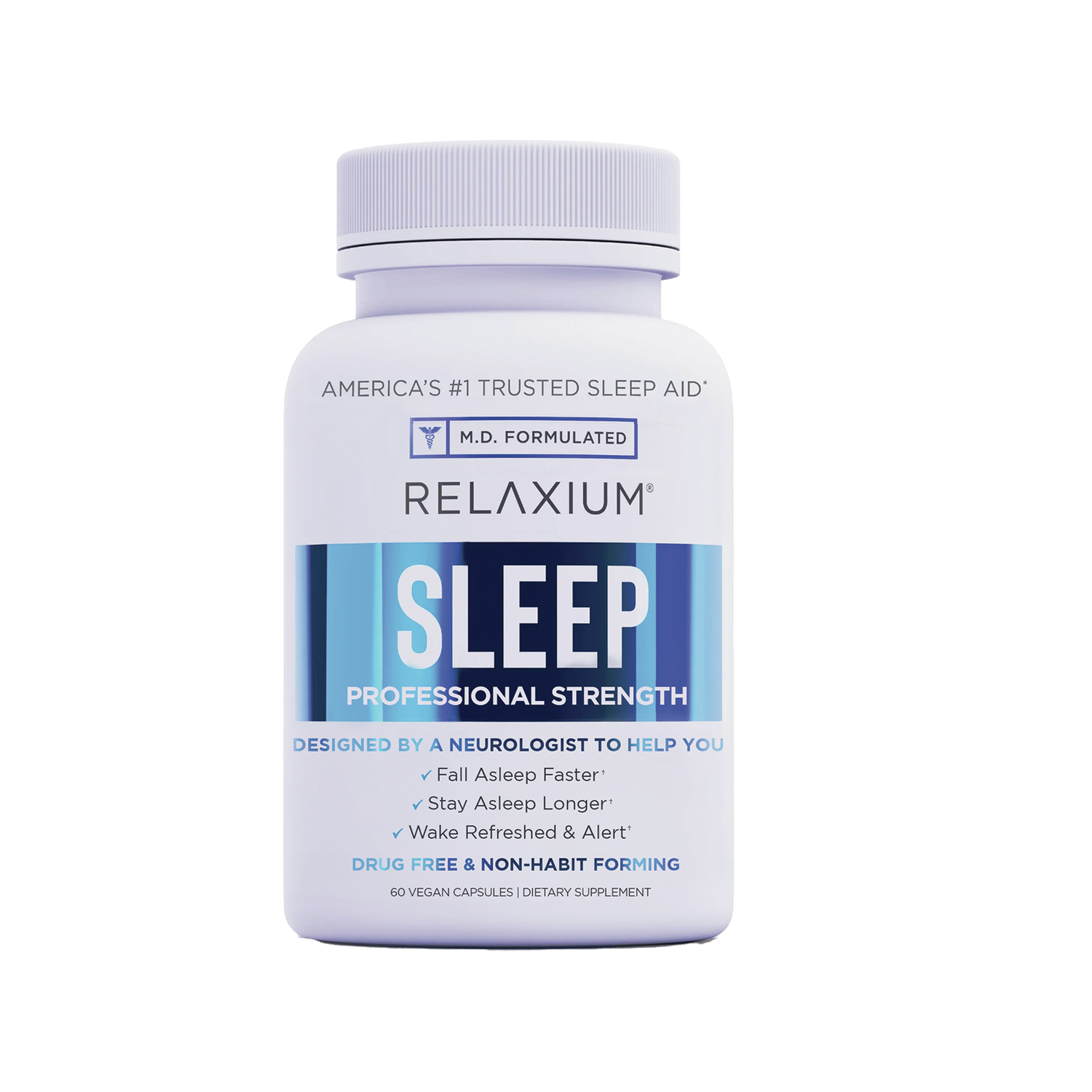 Relaxium Sleep Supplement Vitamin | 60 Vegan Caps