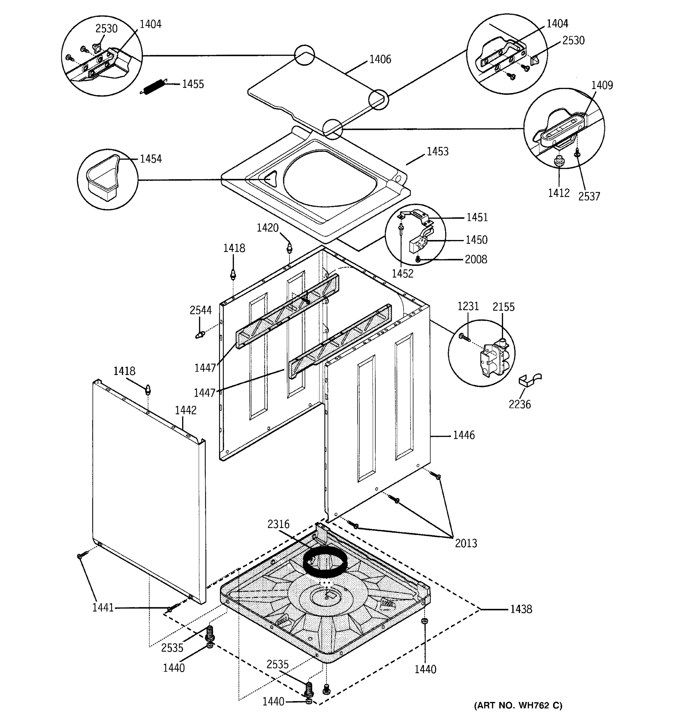 WASHER CABINET