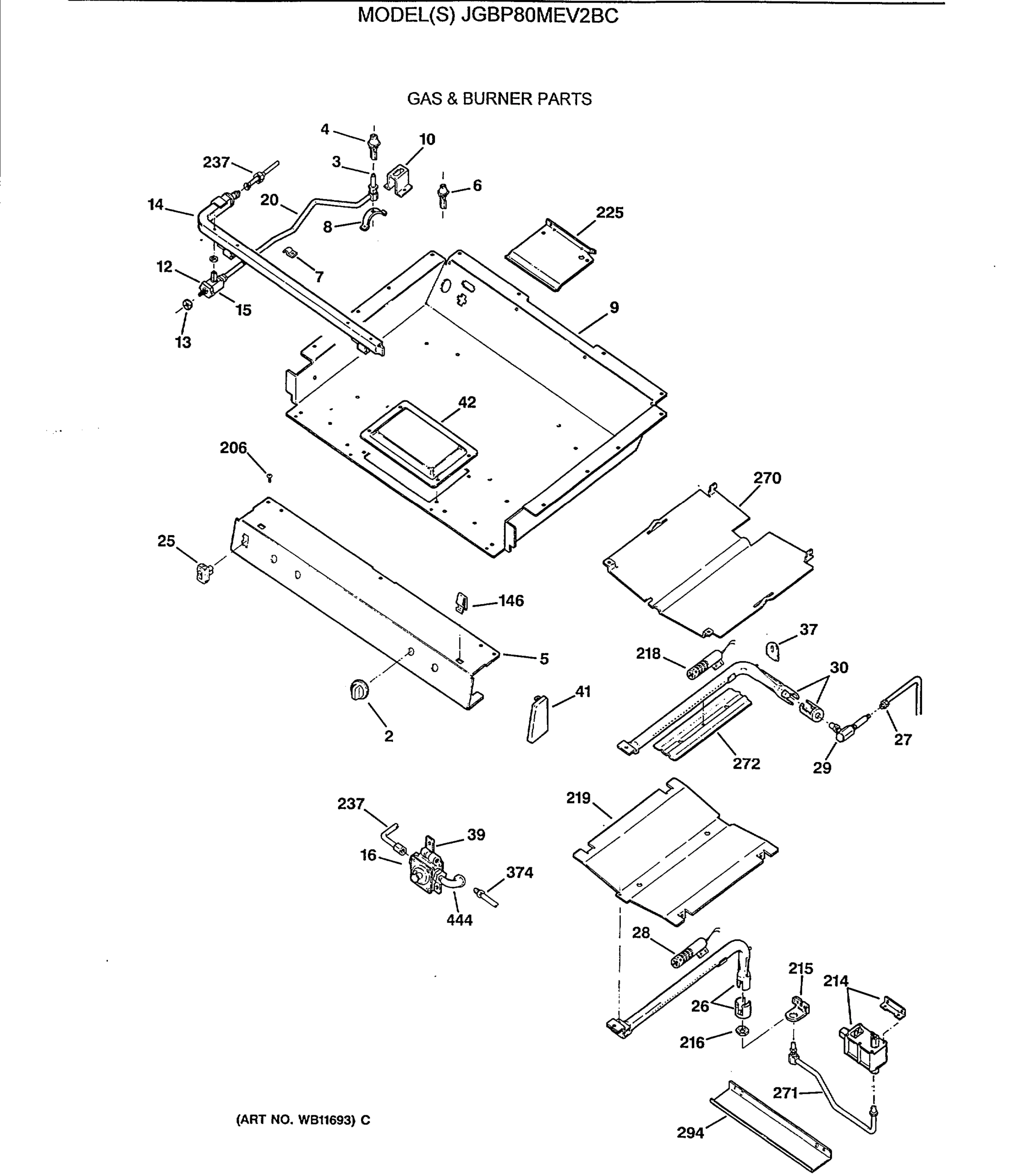 GAS & BURNER PARTS