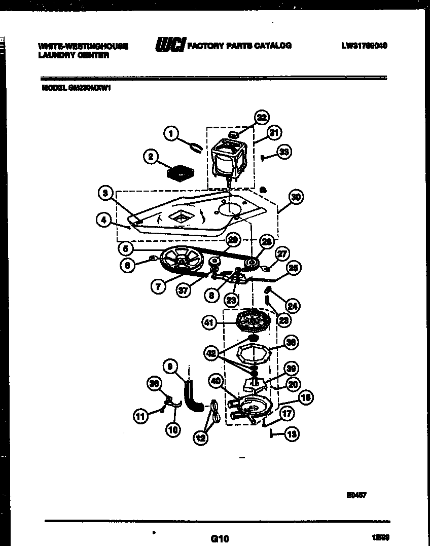 06 - WASHER DRIVE SYSTEM AND PUMP