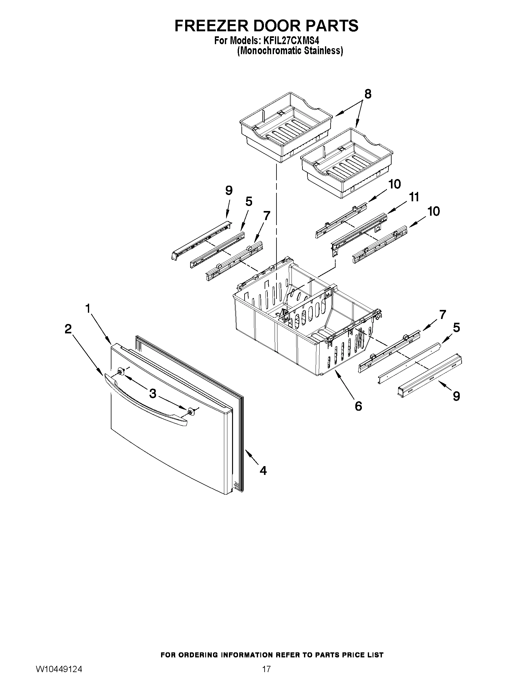 09 - FREEZER DOOR PARTS