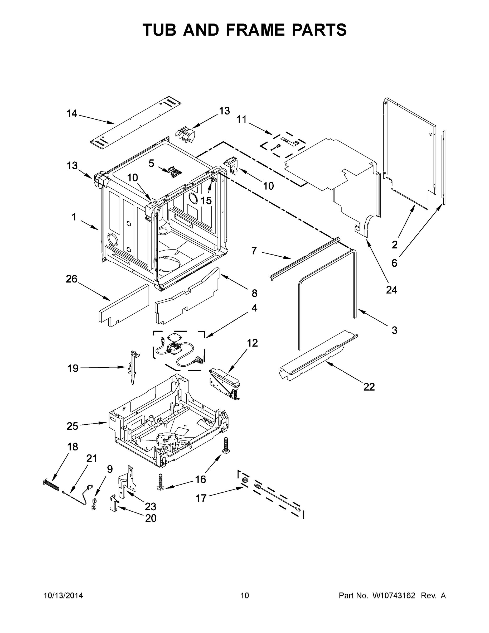 06 - TUB AND FRAME PARTS
